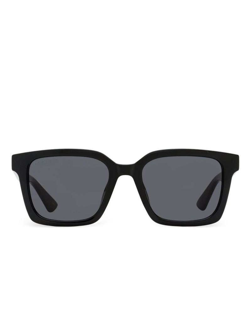logo square-frame sunglasses 1