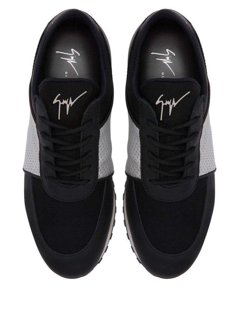 Jimi panelled leather sneakers 3