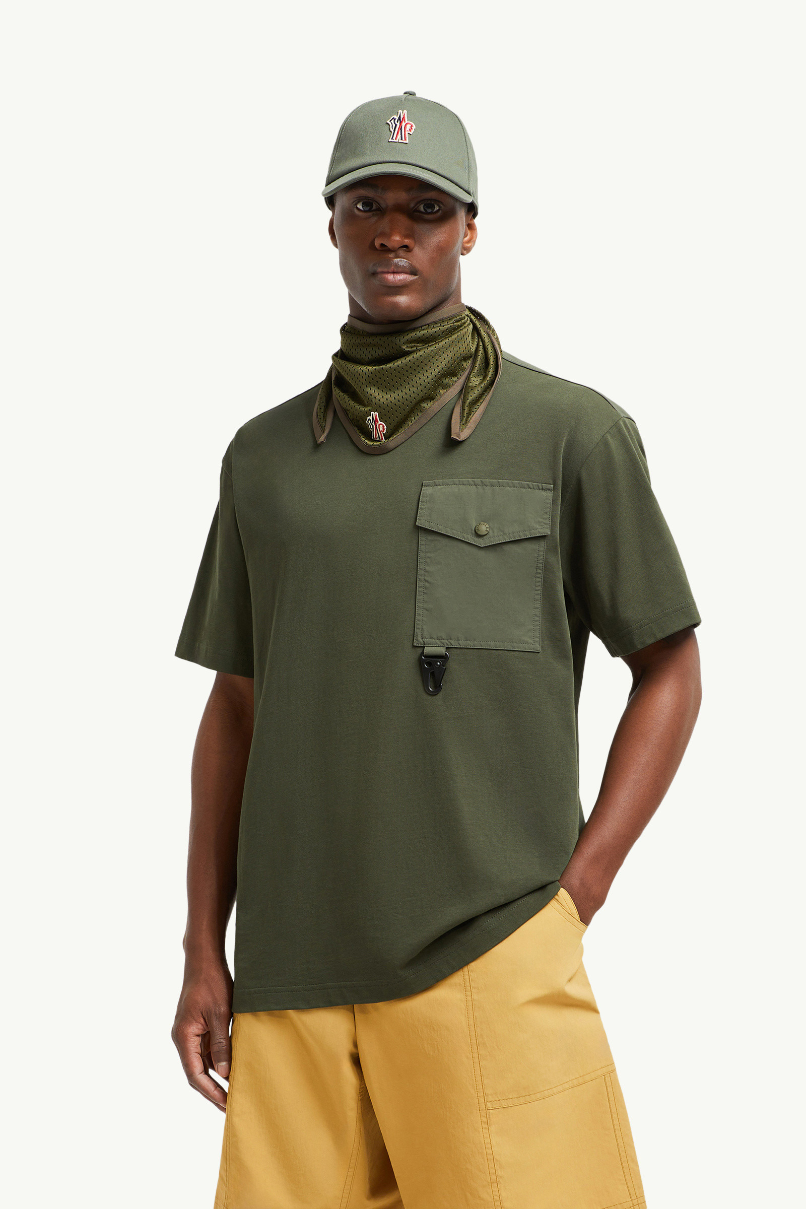 Cotton T-shirt with Pocket - 2