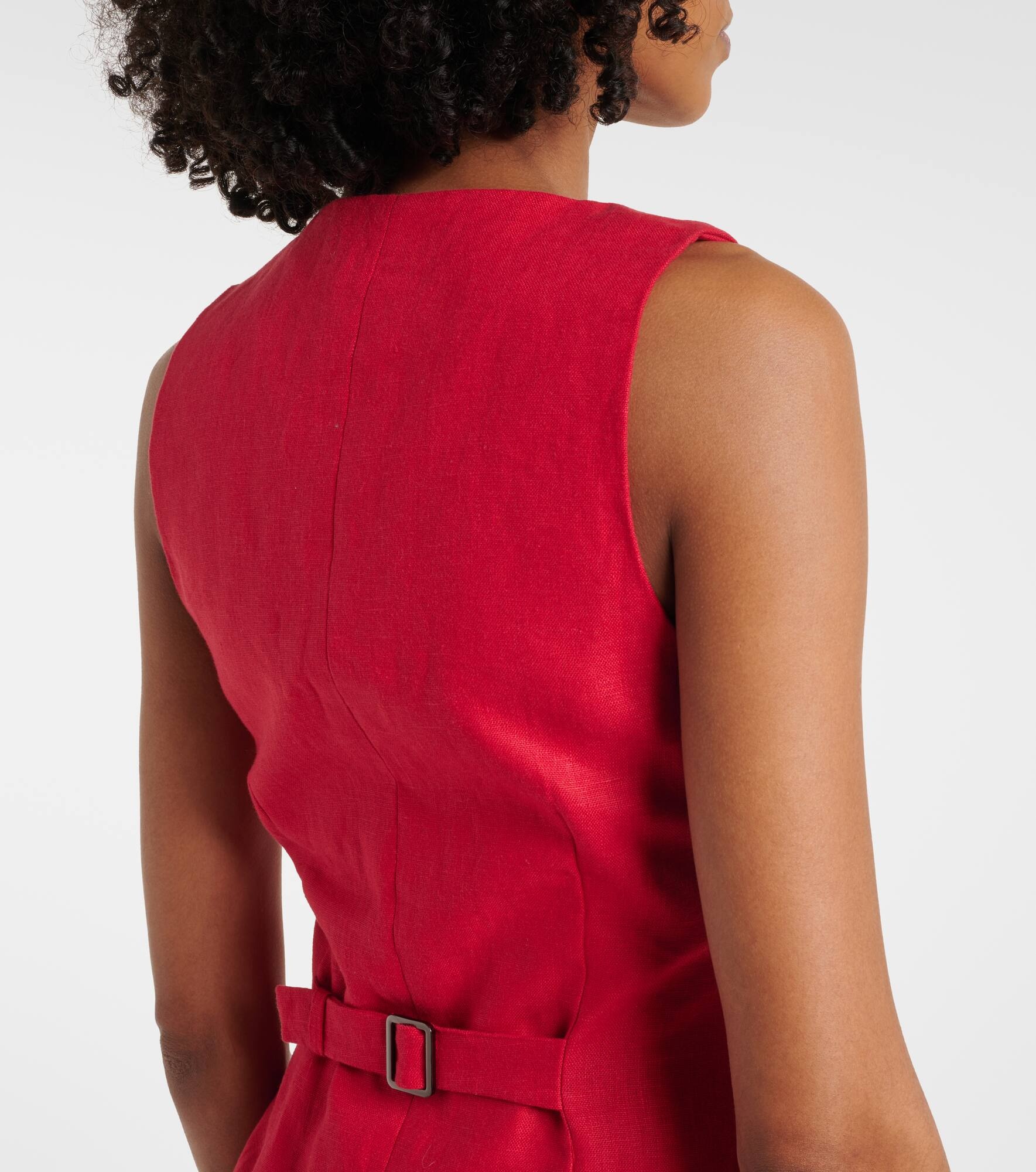 Jackie linen vest - 5