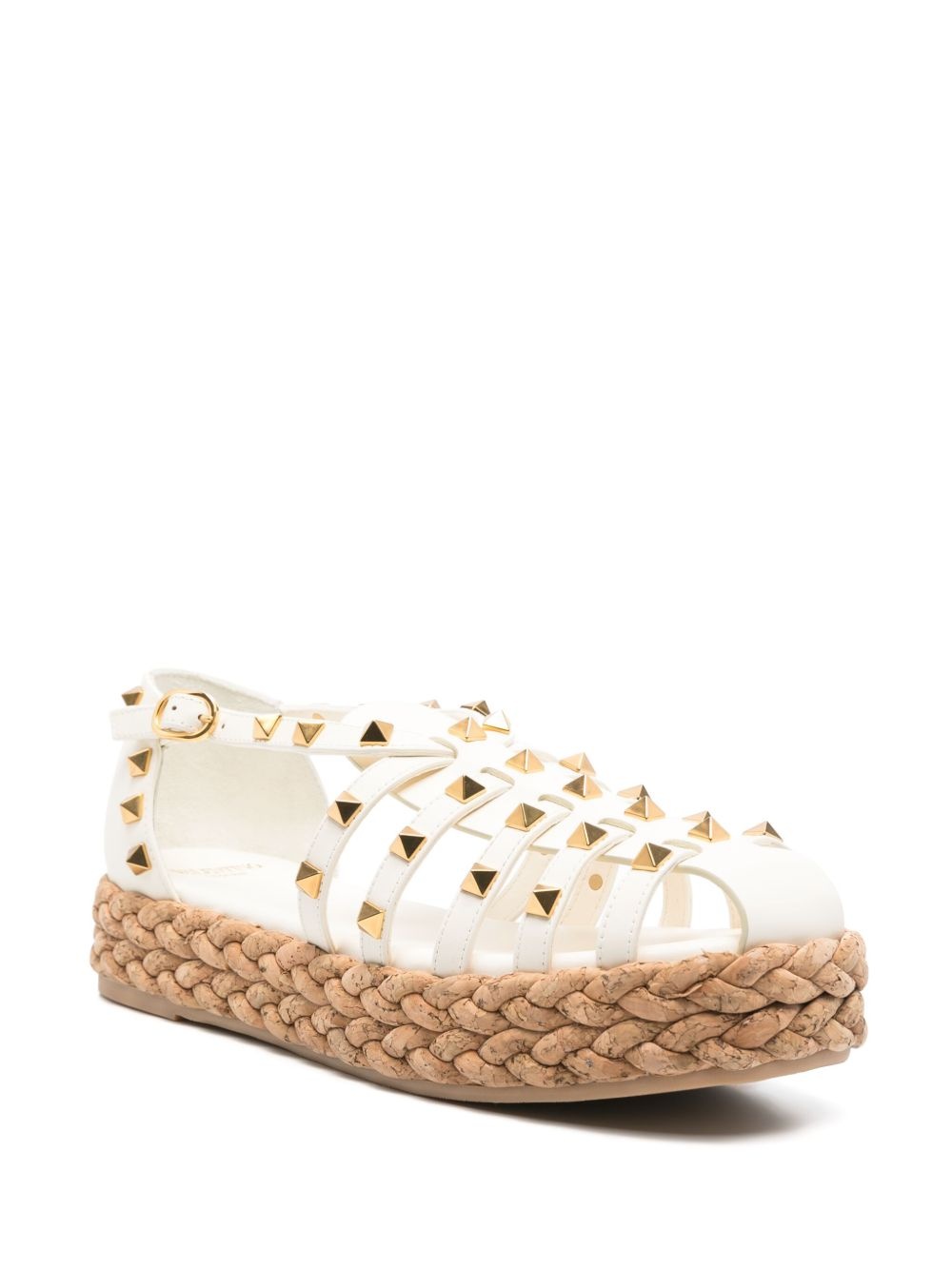 Rockstud wedge sandals - 2