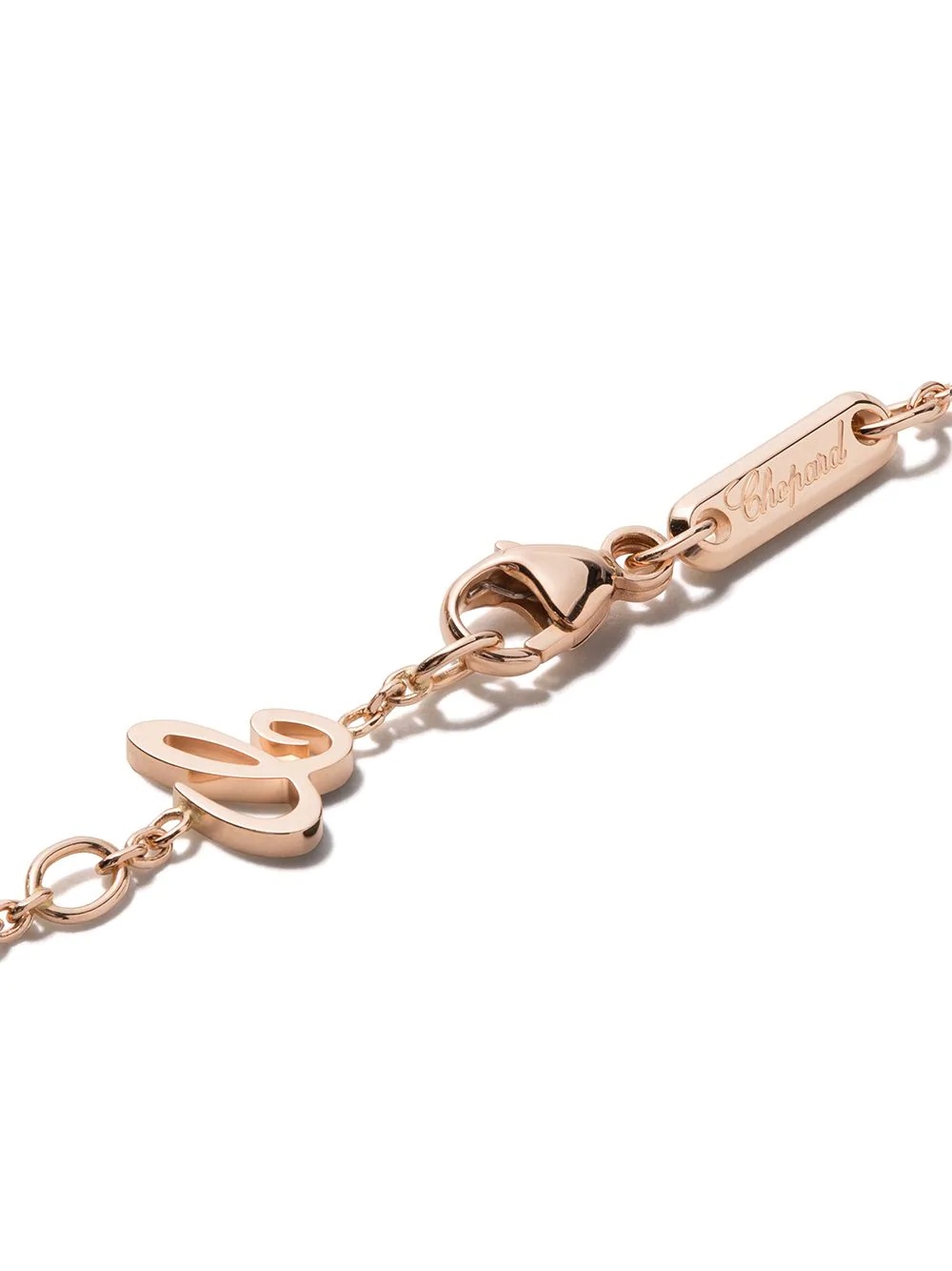 18kt rose gold Happy Diamonds Icons bracelet - 4