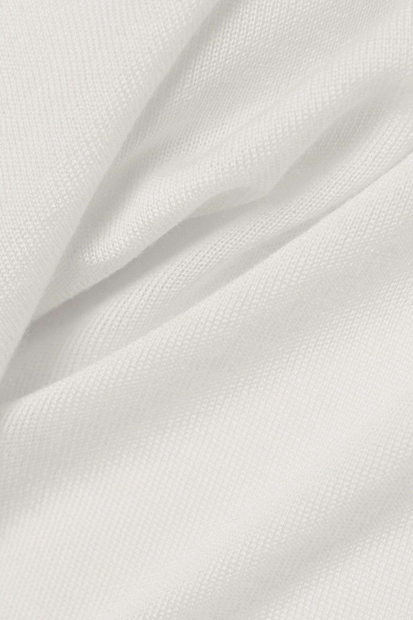 One-shoulder cashmere and silk-blend sweater - 6