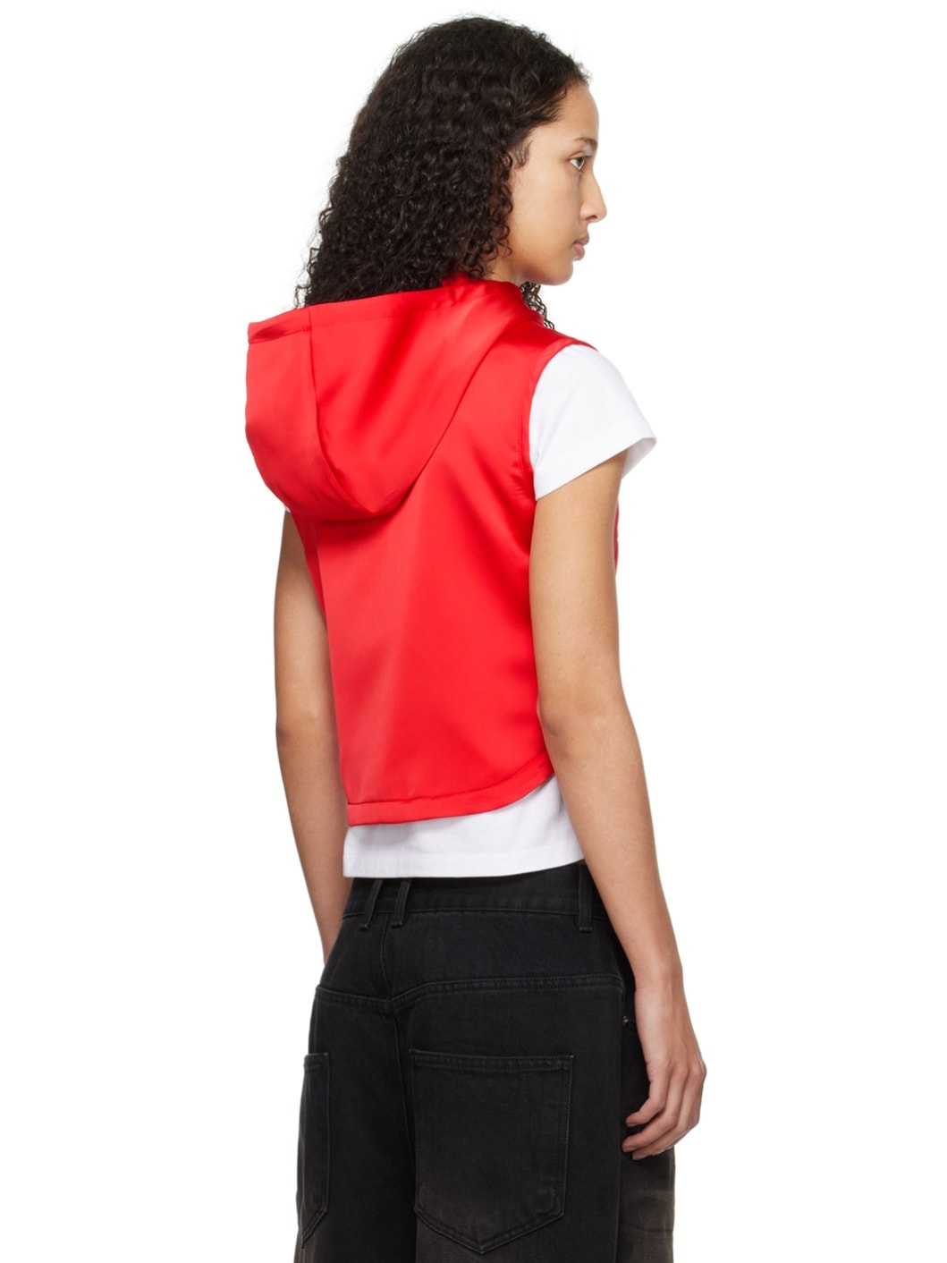 Red Hooded Vest - 3
