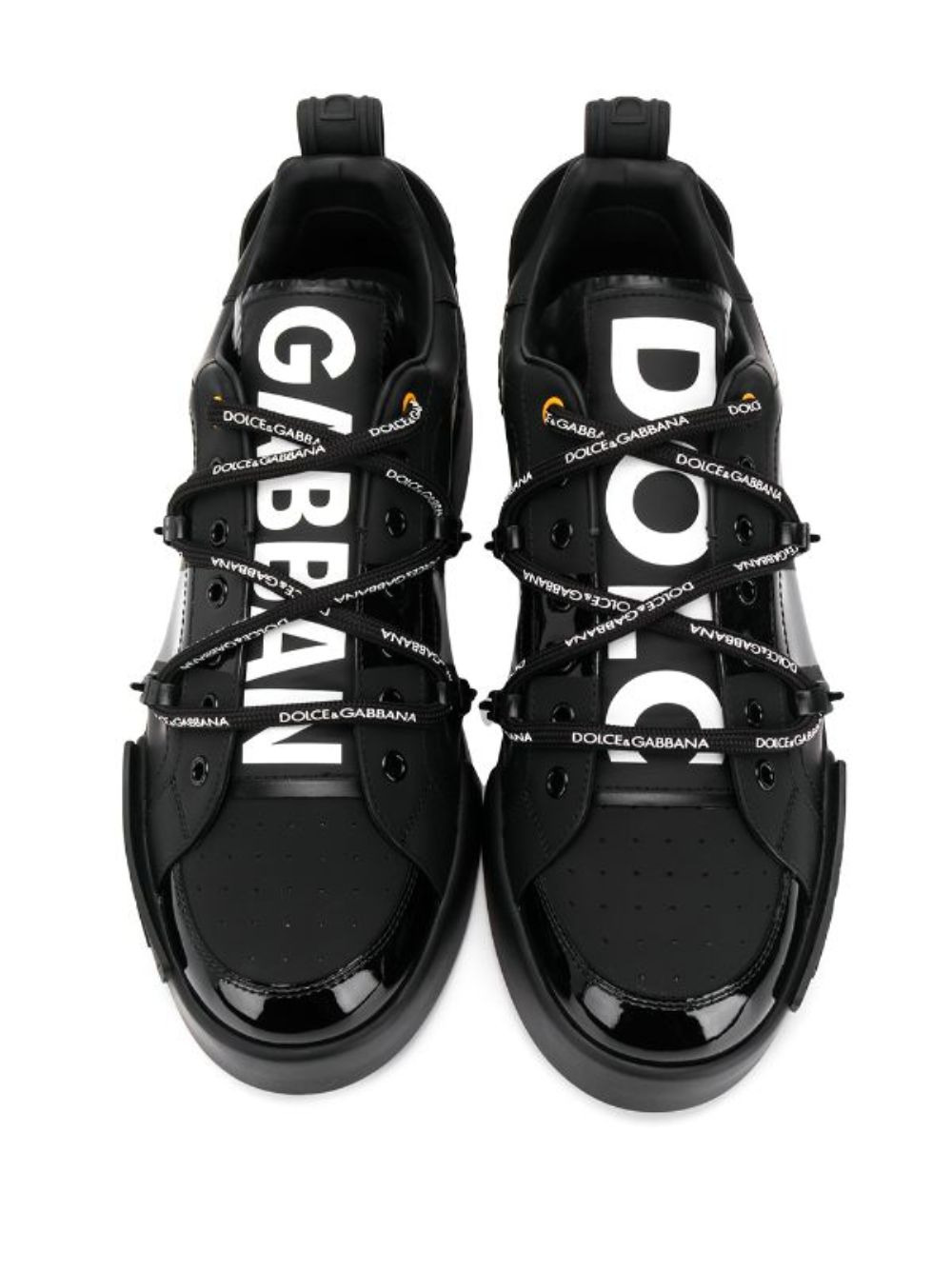 Portofino logo-embossed sneakers - 4