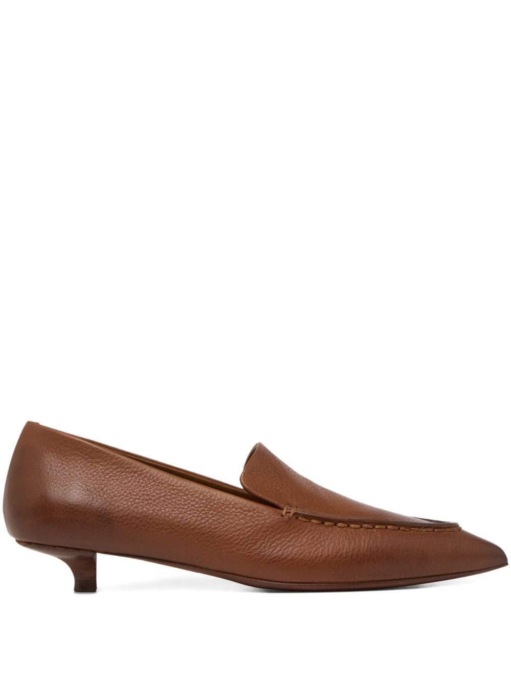 pointed-toe kitten-heel pumps - 1
