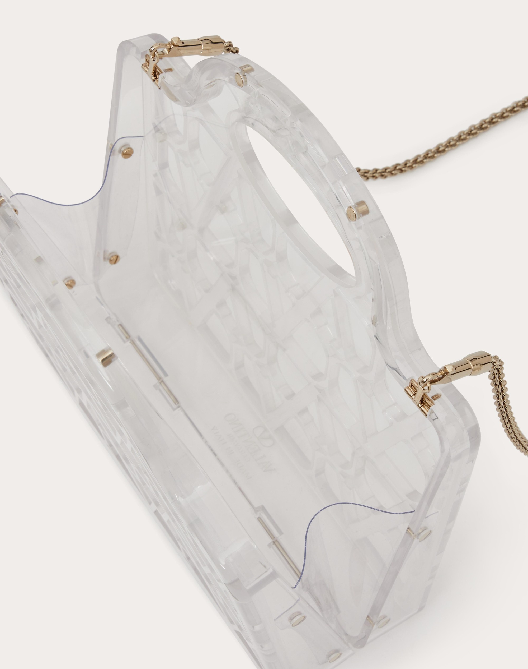 LE TROISEME MINI SHOPPING BAG IN PLEXI TOILE ICONOGRAPHE - 3