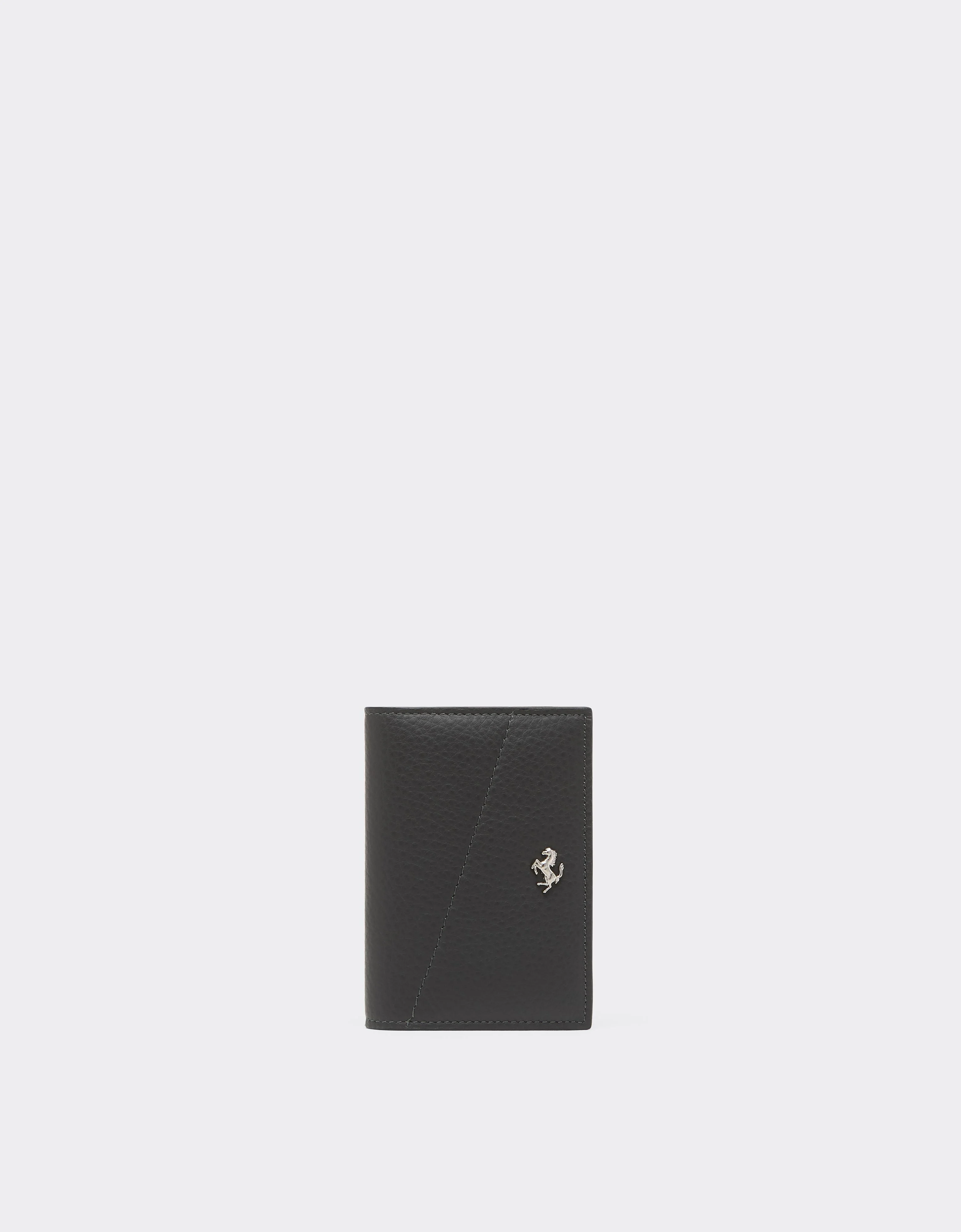 Granata Leather Bifold Wallet with Prancing Horse - 1
