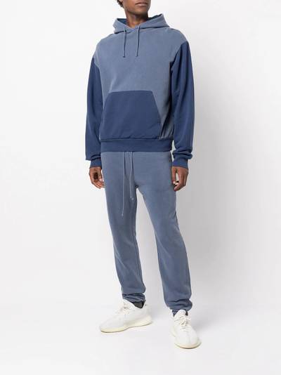 John Elliott 1992 two-tone cotton hoodie outlook