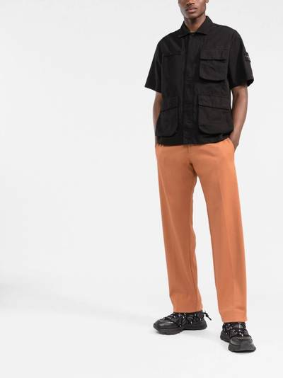 Stone Island patch-pocket short-sleeve shirt outlook