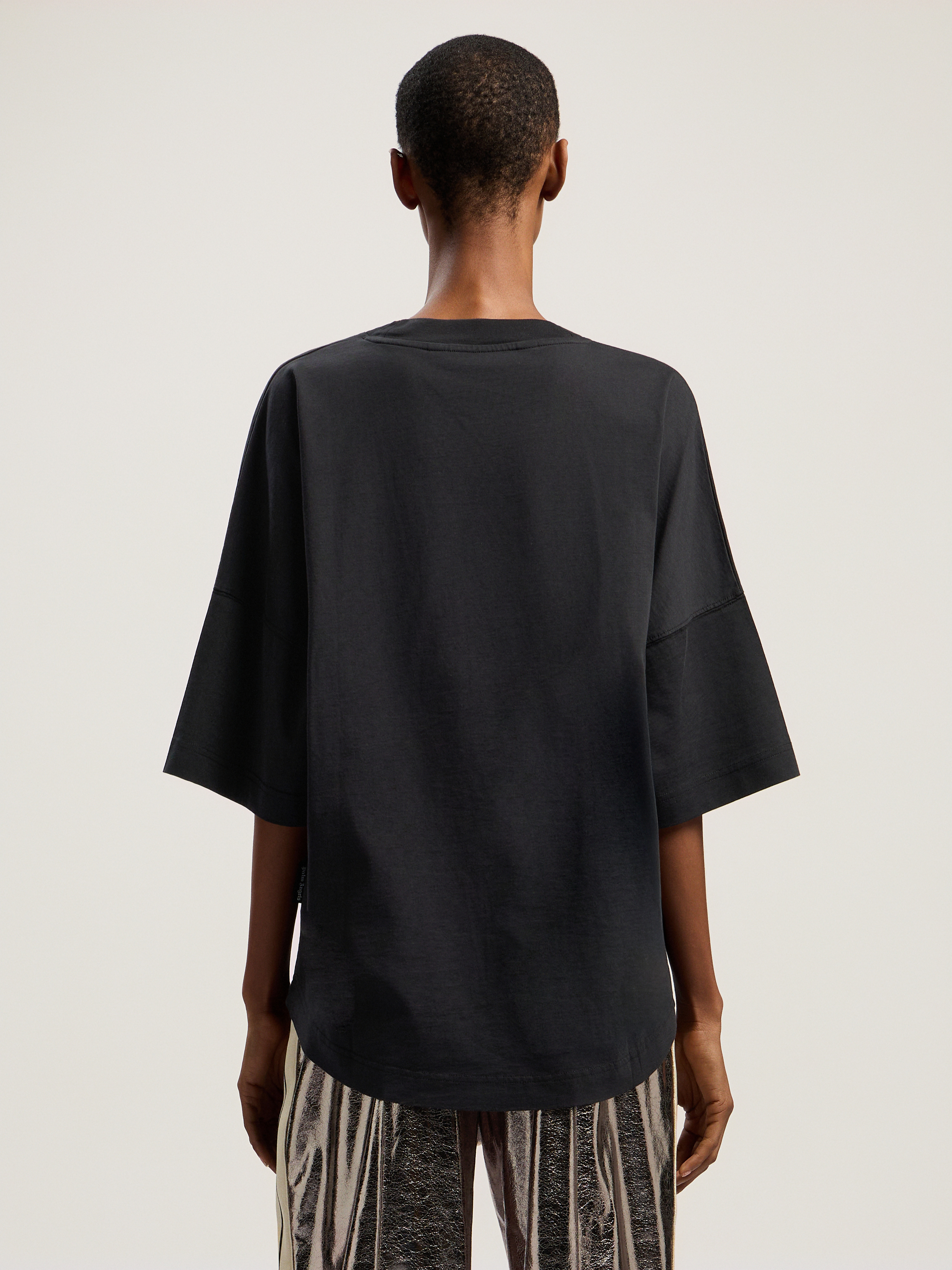 Curved Logo Over Tee - 4