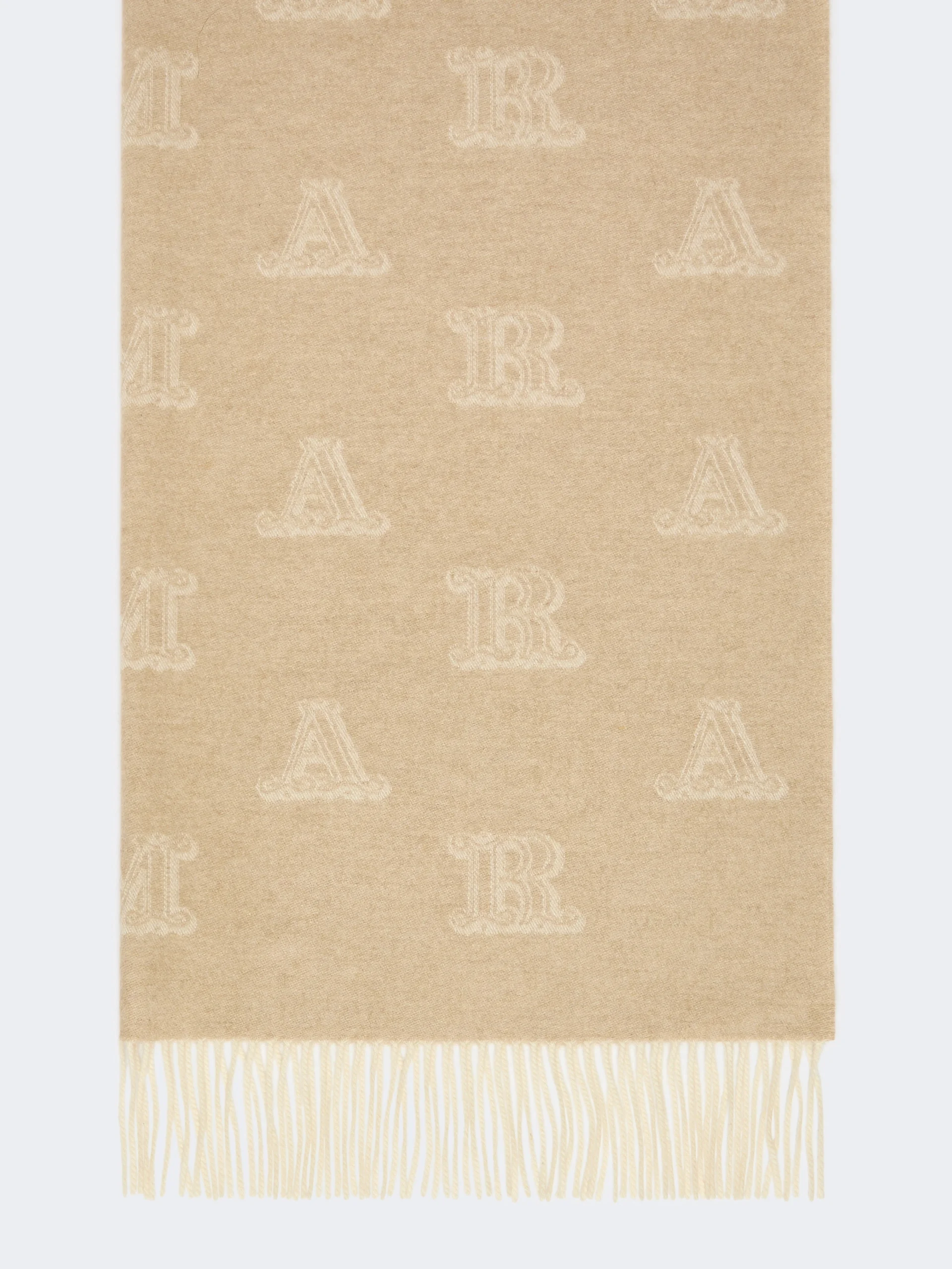 WSKLAUSE Sable cashmere stole - BEIGE - 1