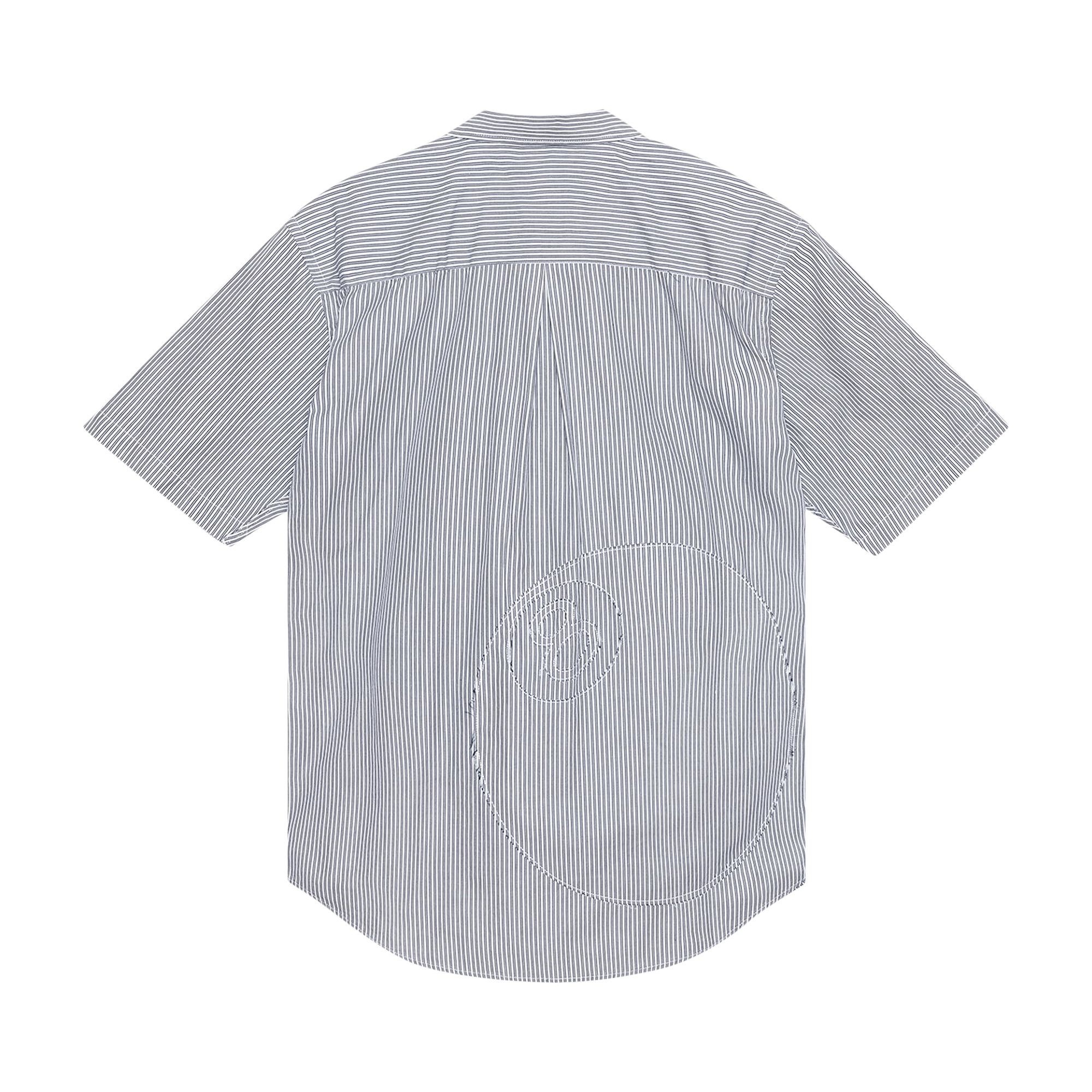 Stussy 8 Ball Stripe Boxy Short-Sleeve Shirt 'Navy' - 2