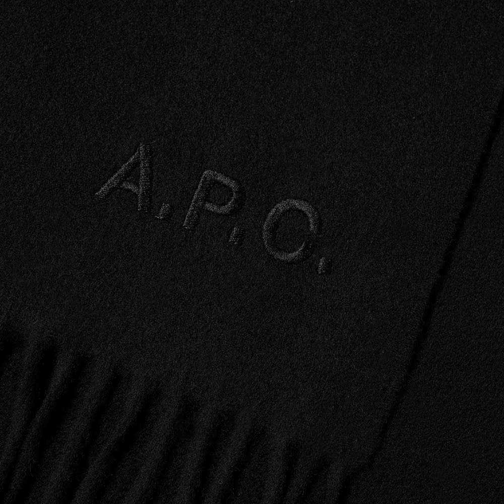 A.P.C. Ambroise Embroidered Scarf - 3