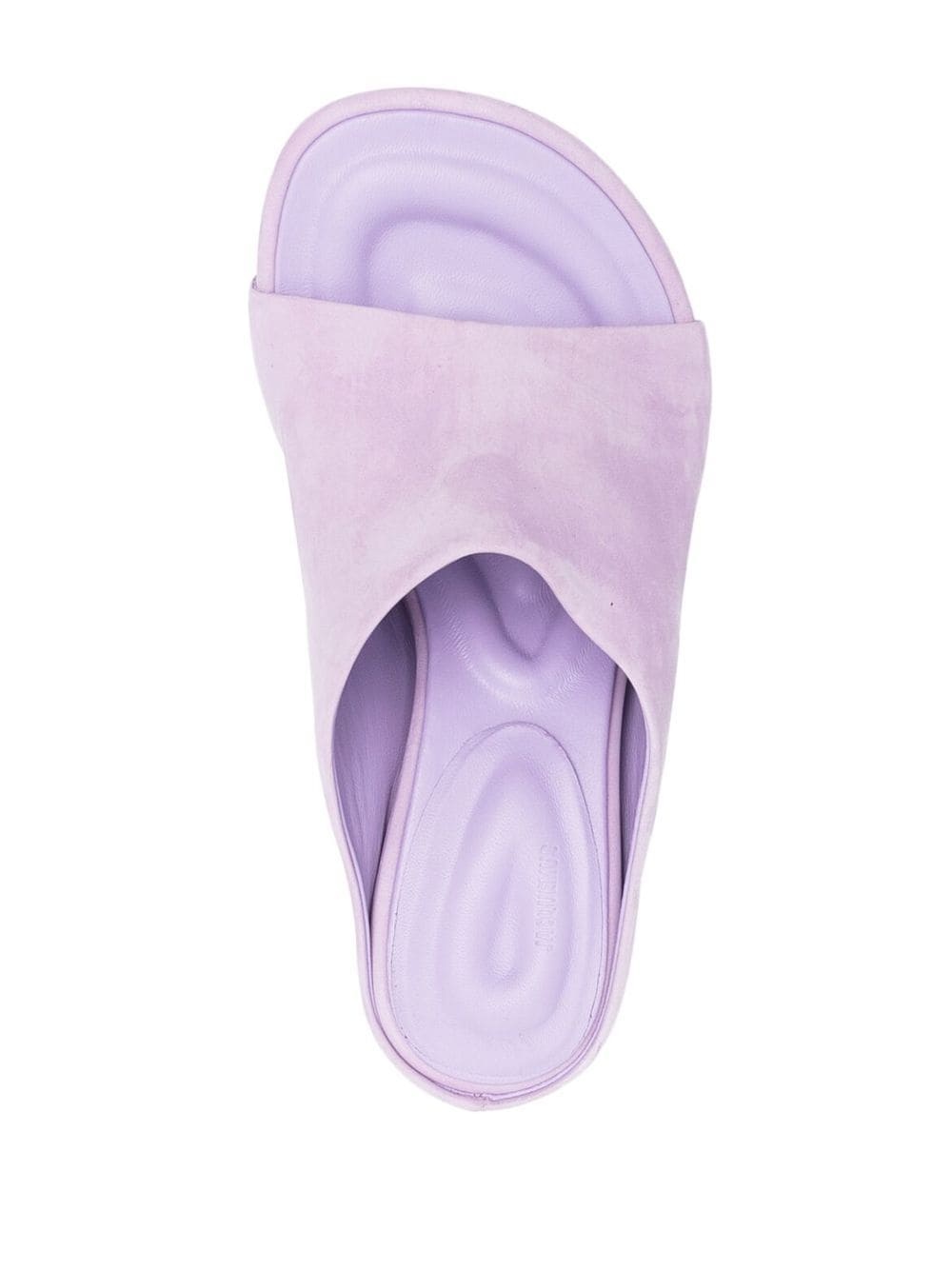 moulded calf-suede sandals - 4