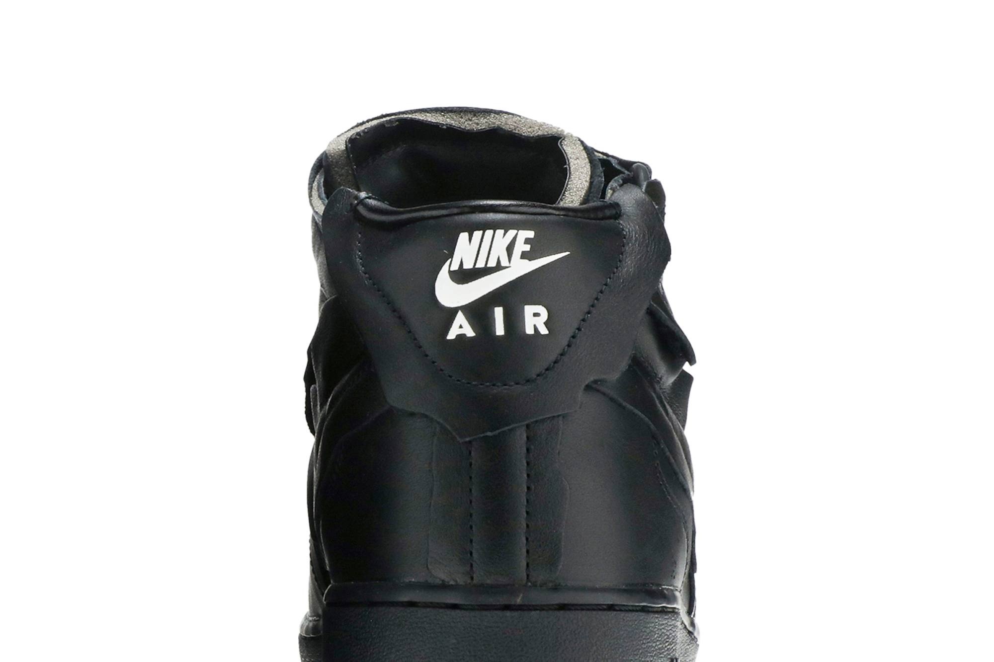 Comme des Garçons x Air Force 1 Mid 'Triple Black' - 7