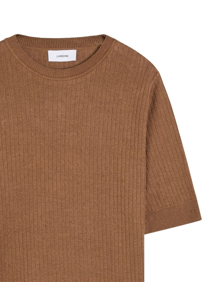 LARDINI ribbed T-shirt outlook