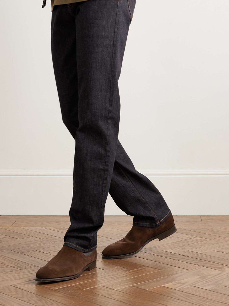 John Lobb Lawry Suede Chelsea Boots outlook