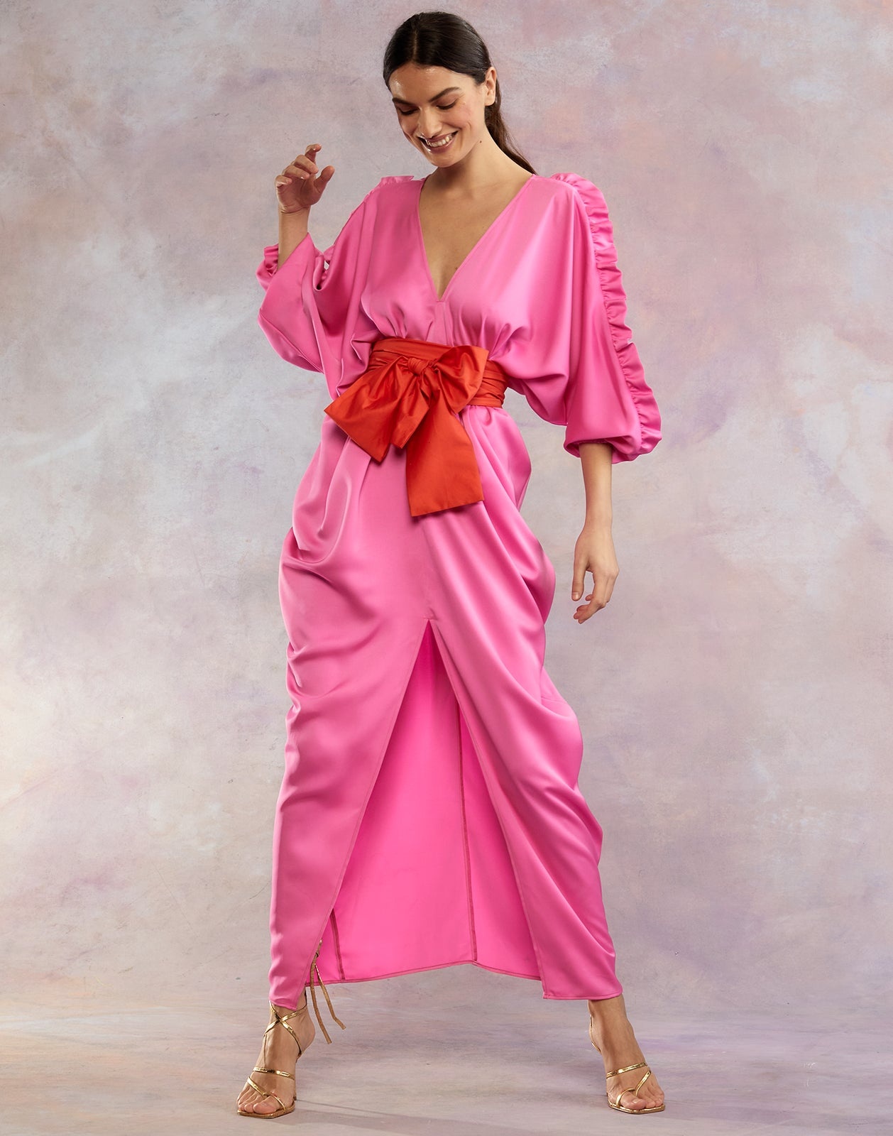 Dolman Sleeve Dance Dress - 2