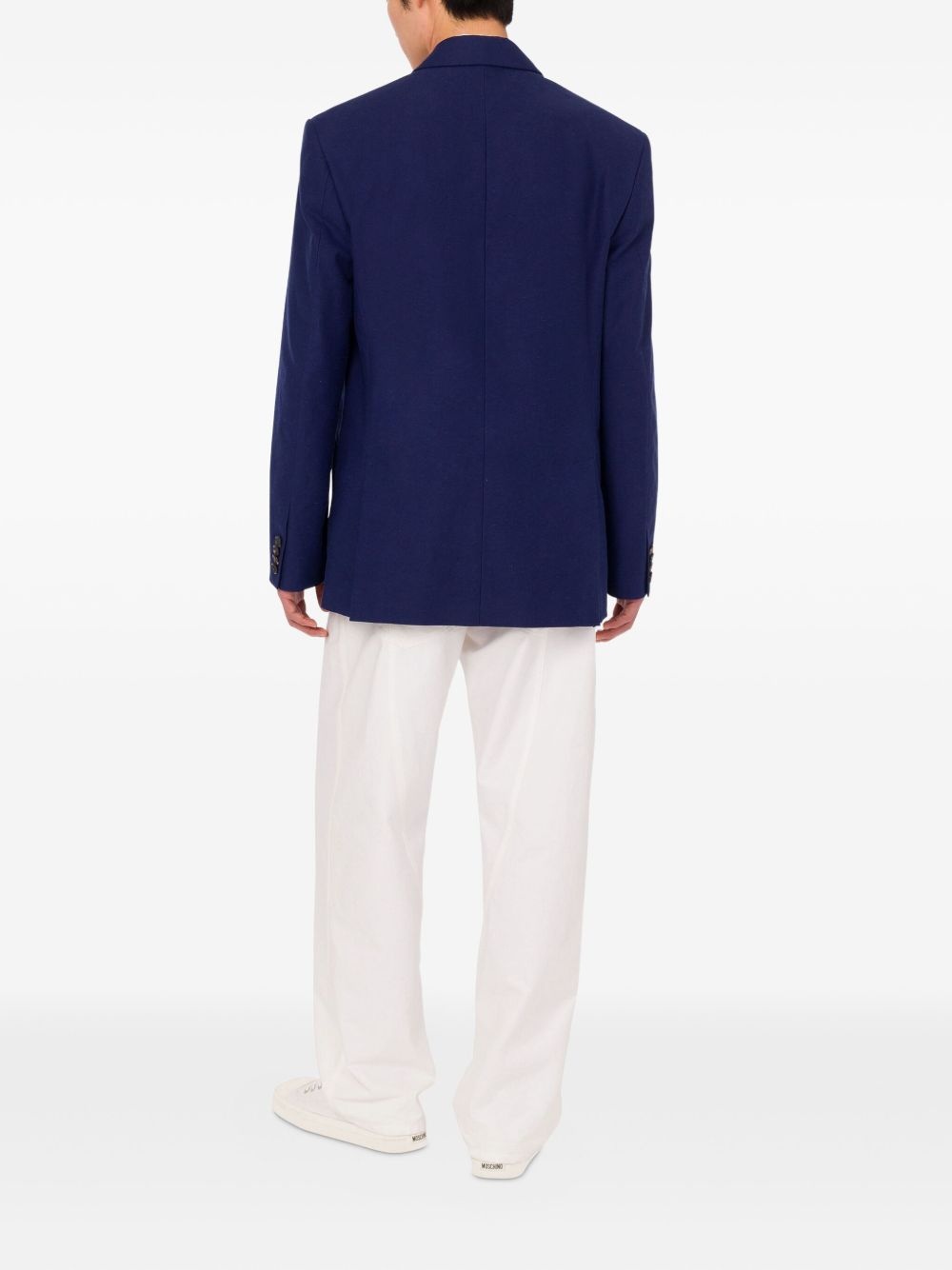 double-breasted tailored blazer - 3