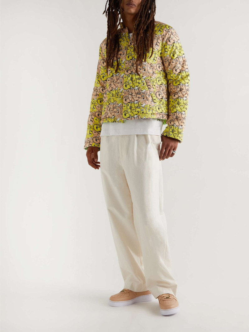 Comme des Garçons SHIRT + KAWS Reversible Printed Cotton-Poplin Bomber Jacket outlook