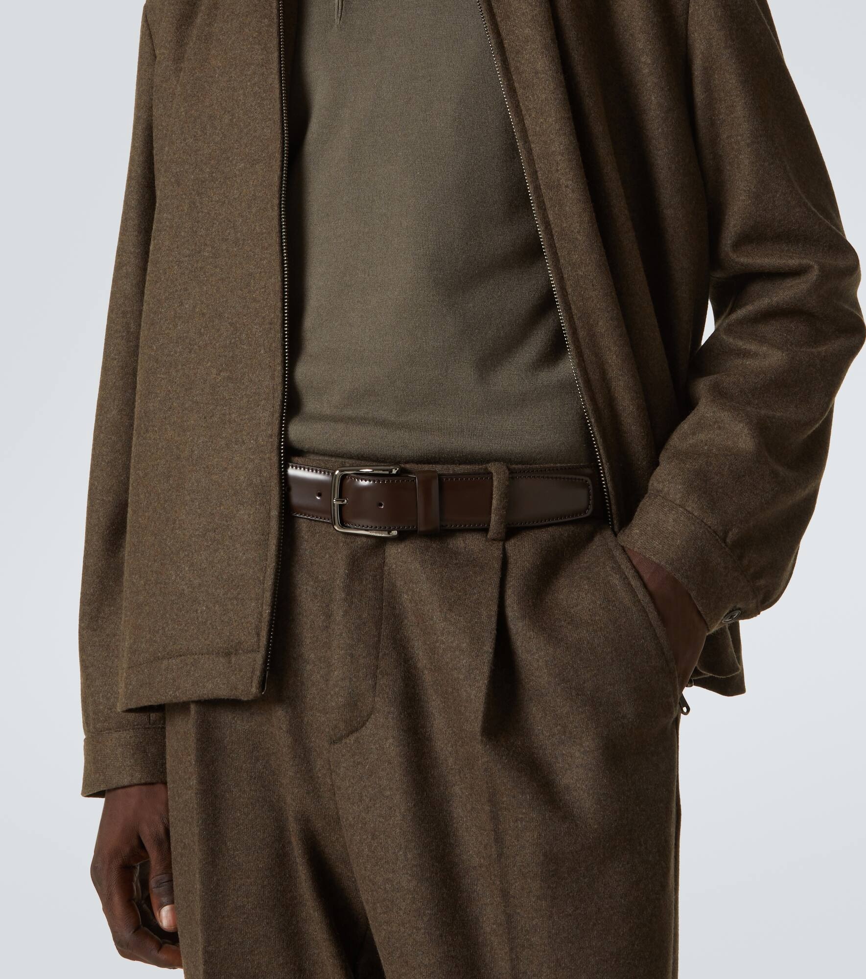 New Basic leather belt - 3