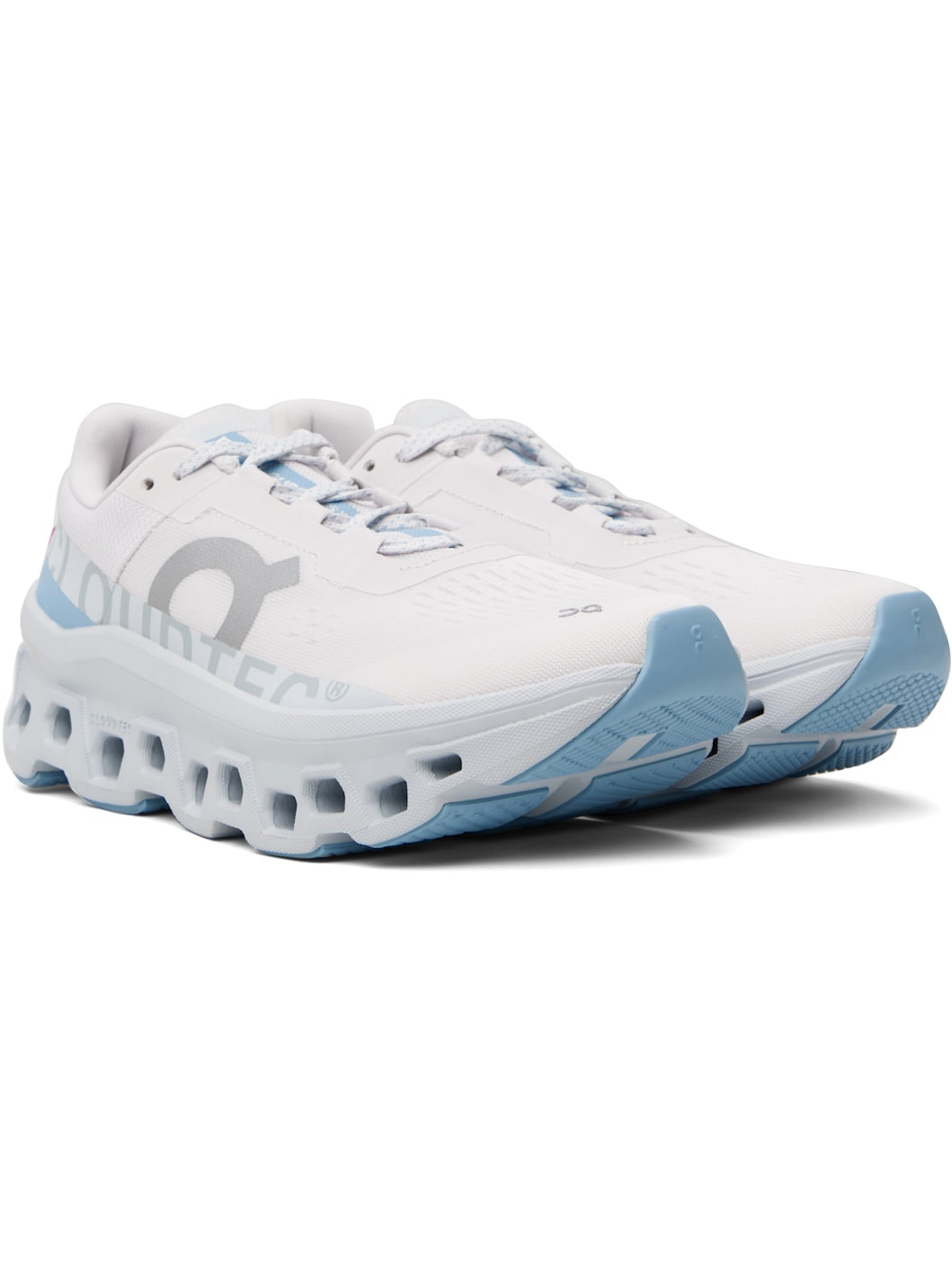 Off-White & Blue Cloudmonster Sneakers - 4