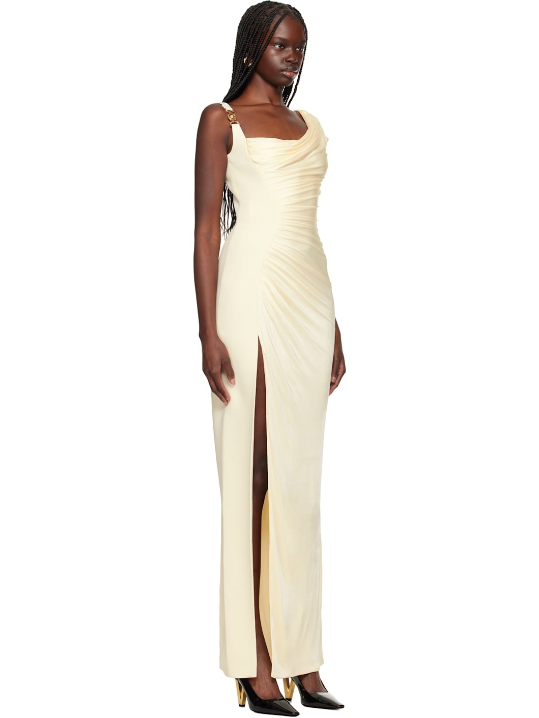 Off-White Medusa '95 Draped Maxi Dress - 2