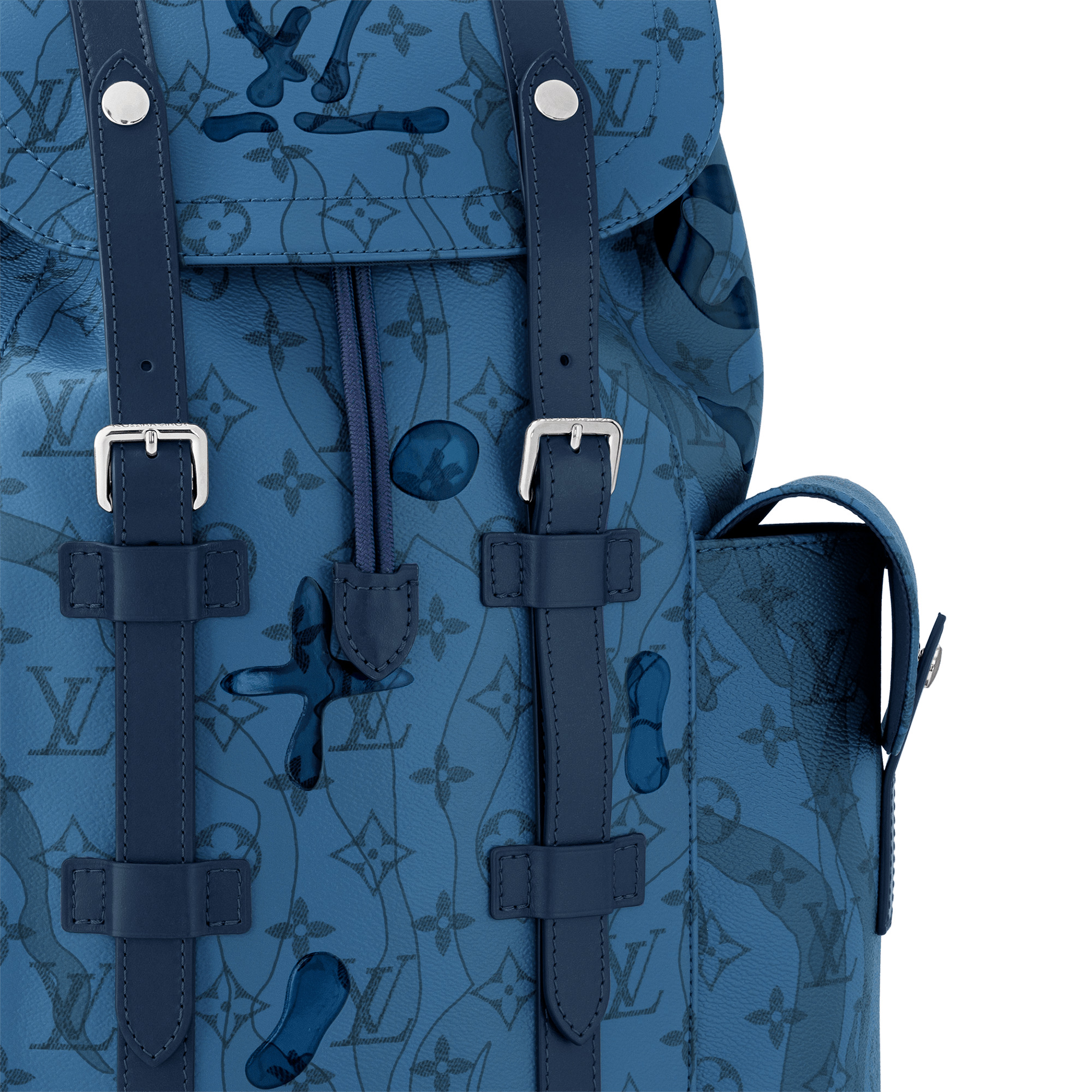 Louis vuitton christopher backpack blue hotsell
