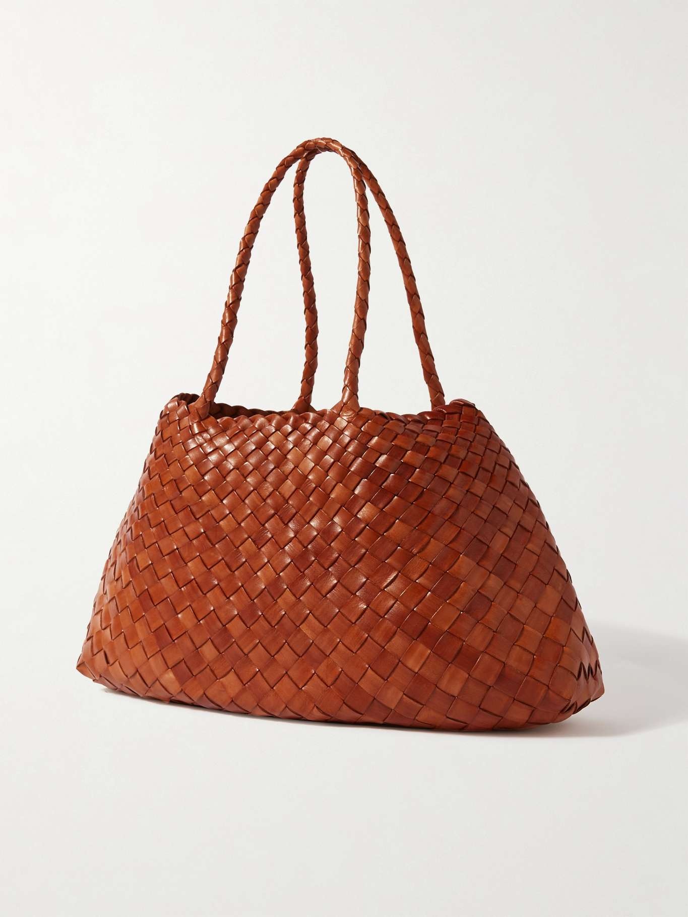 Santa Croce Big woven leather tote - 3