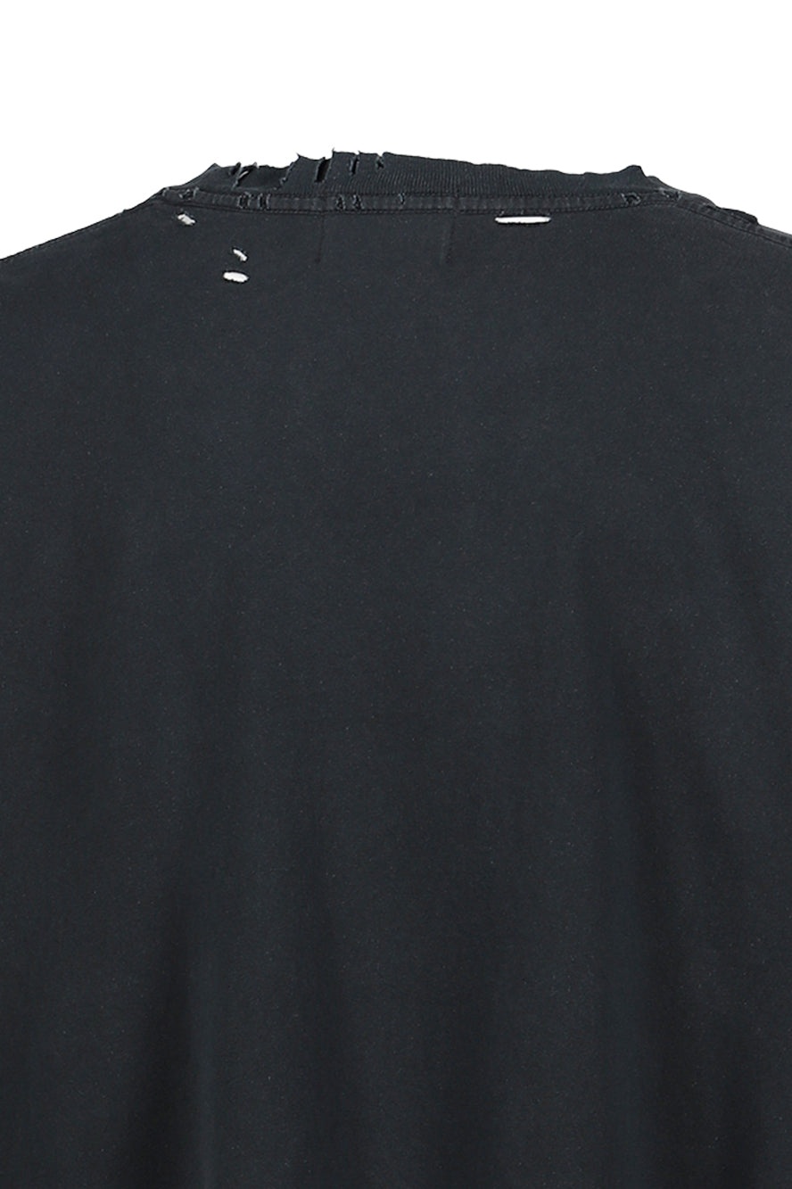 CLASSIC LOGO LS T-SHIRT / L.WASHED BLK - 9