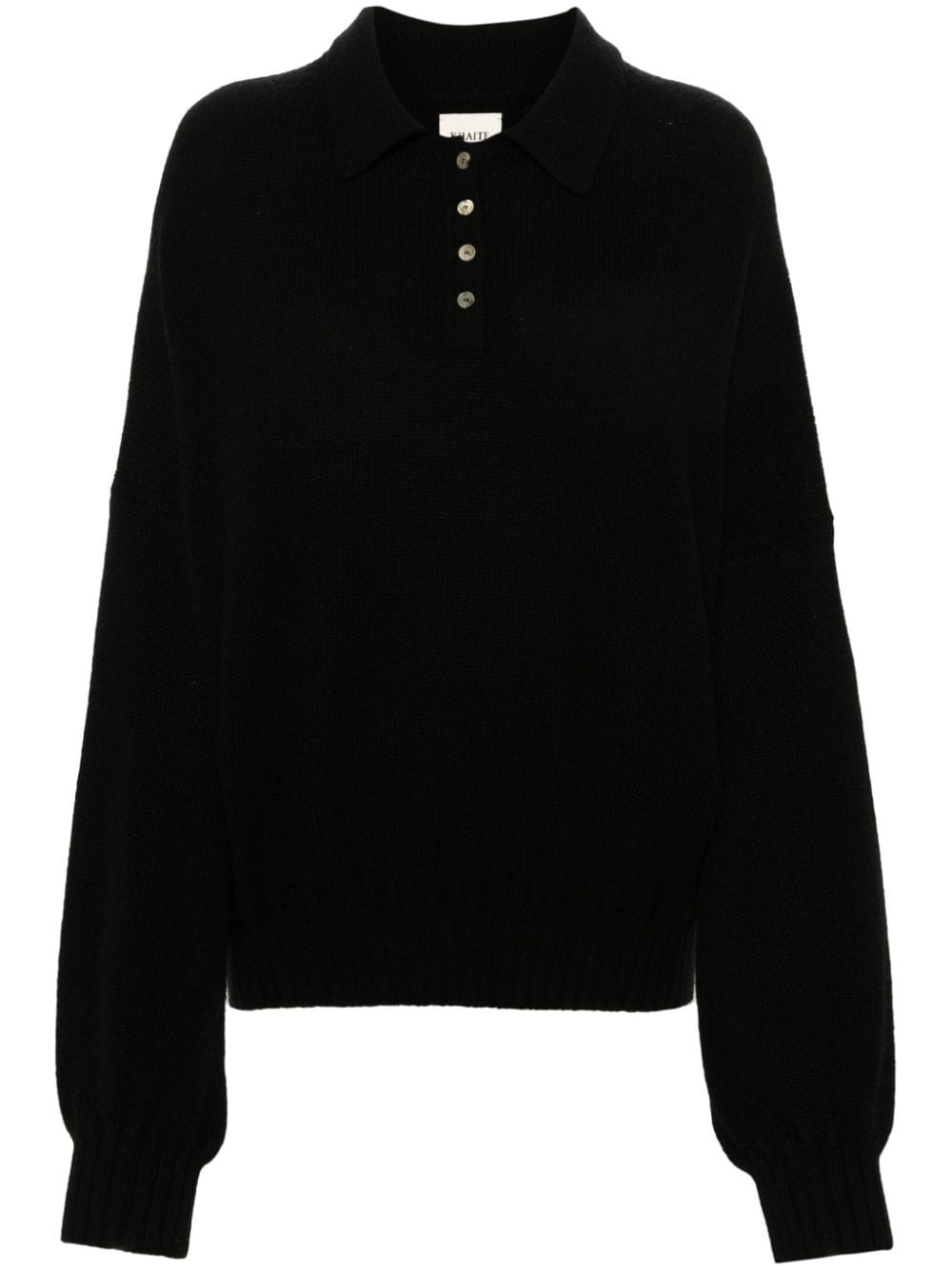 Rene cashmere blend polo jumper - 1