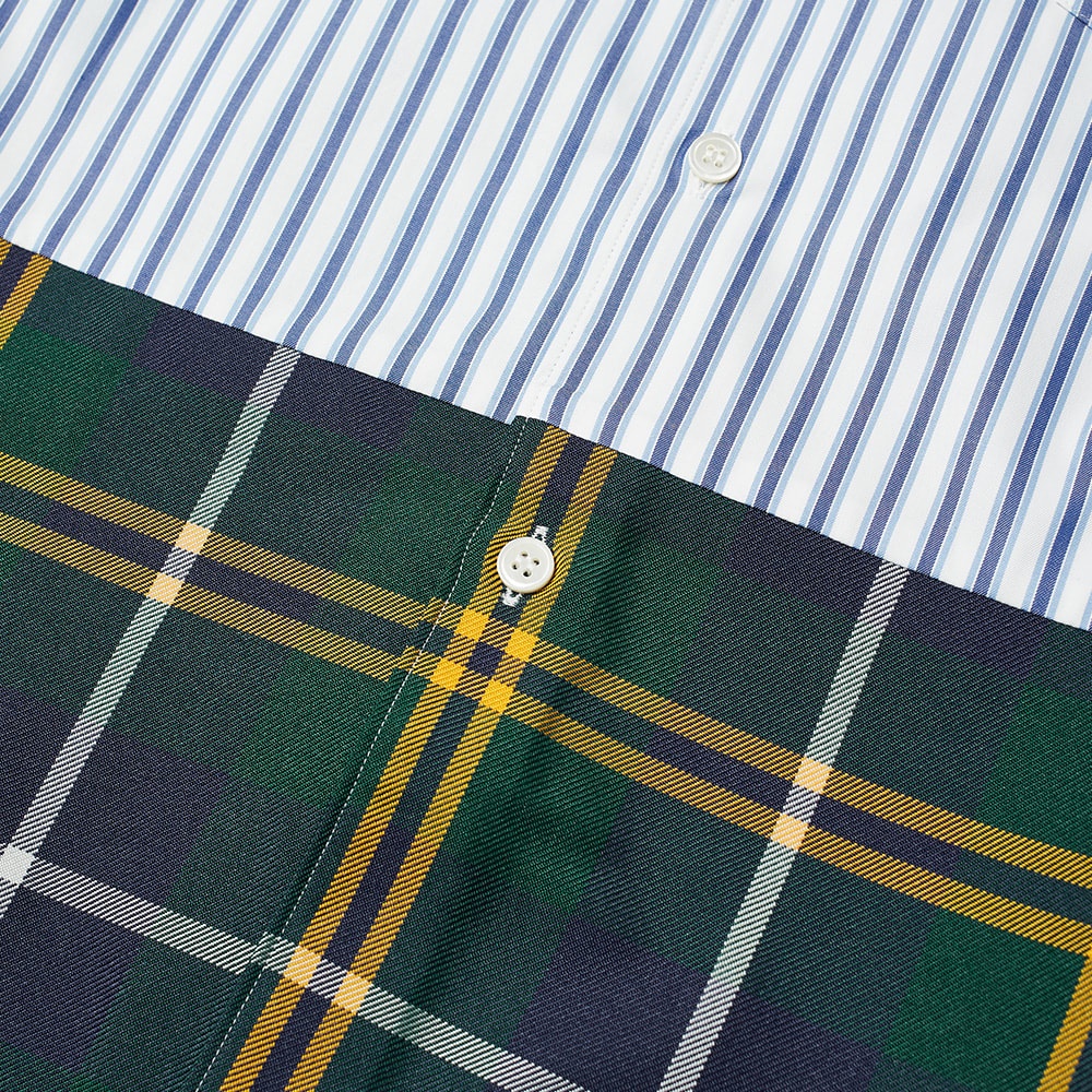 Comme des Garcons Homme Plus Tartan Check Stripe Shirt - 2