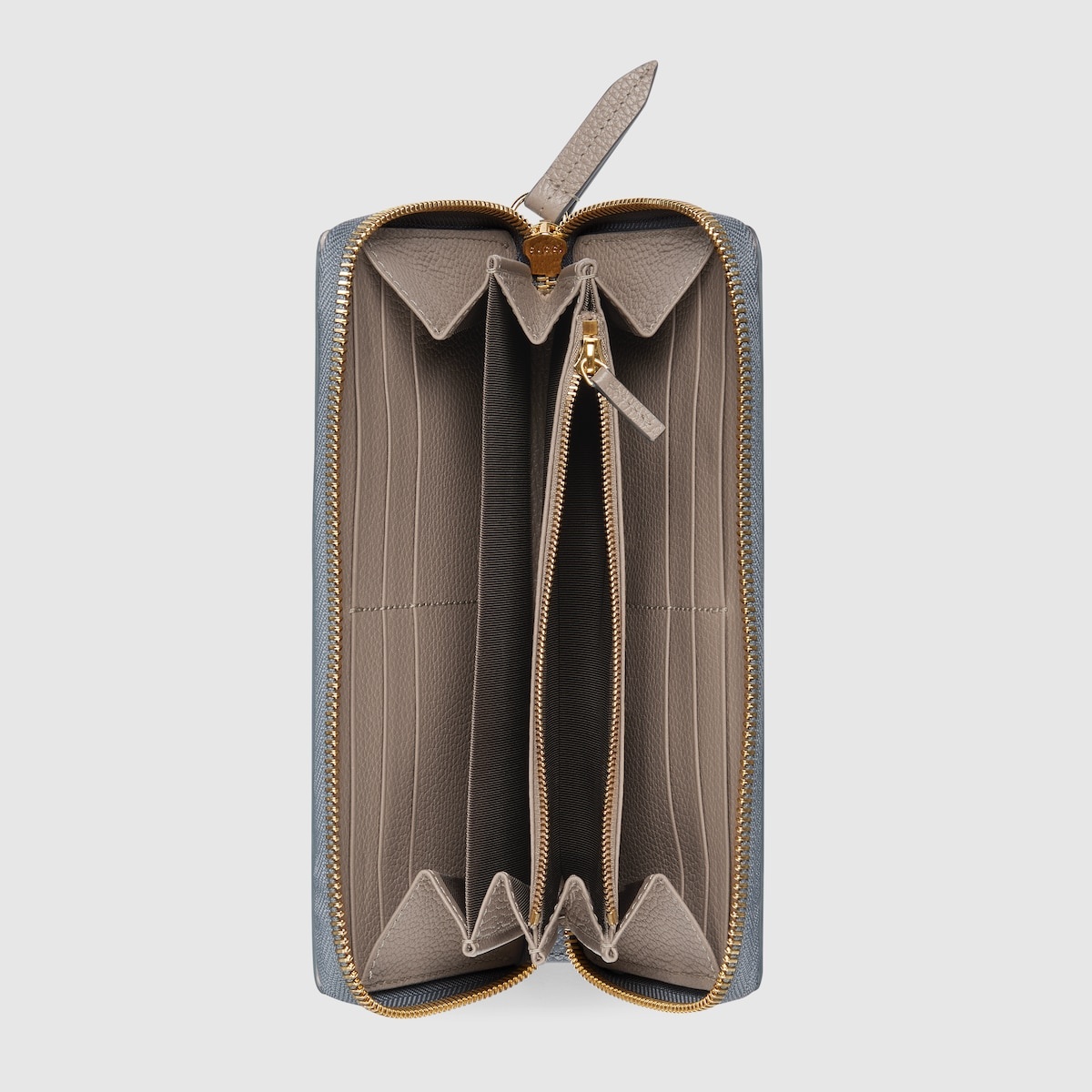Bi-color GG Marmont zip around wallet - 2