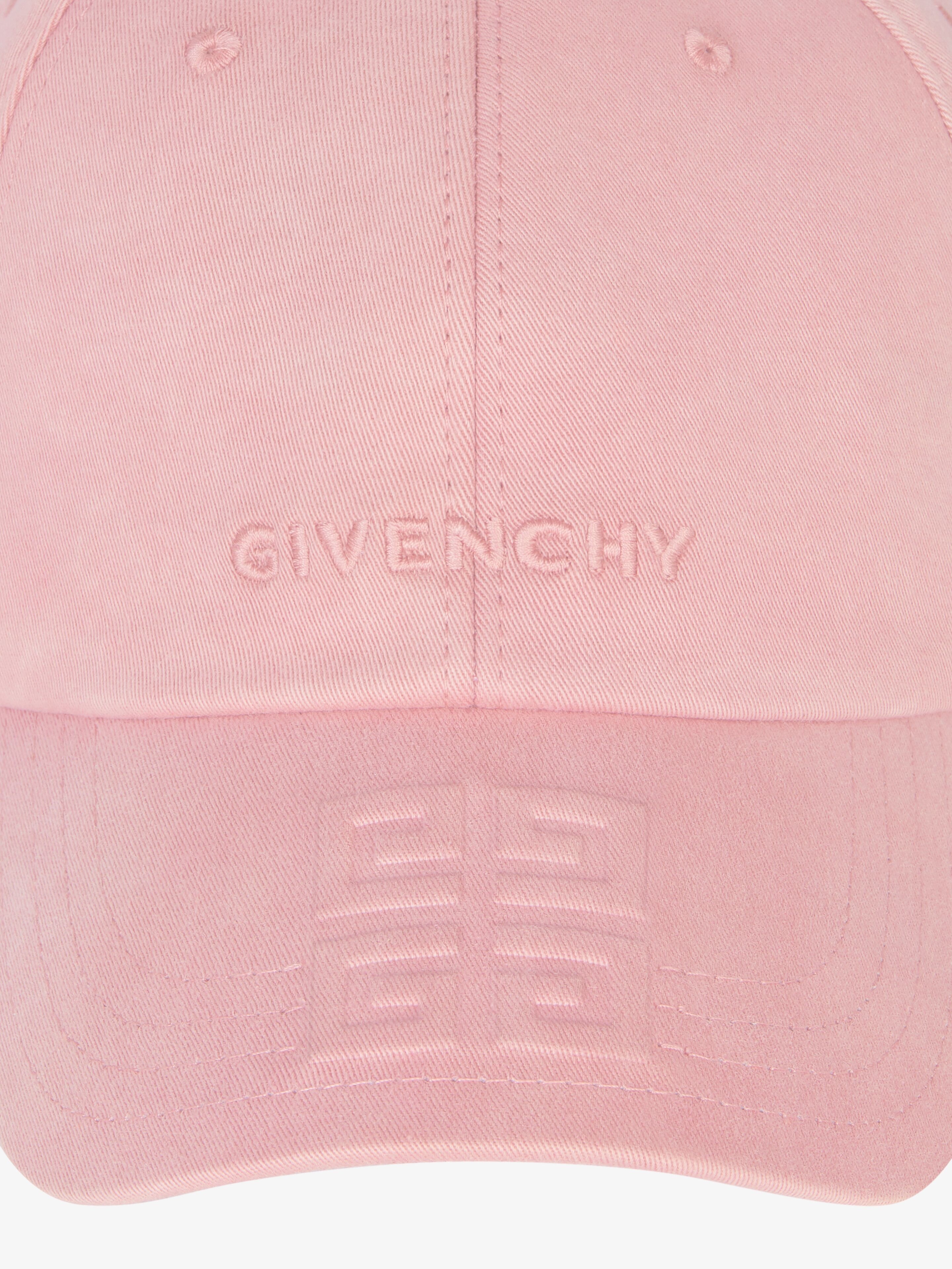 GIVENCHY 4G EMBROIDERED CAP IN CANVAS - 2