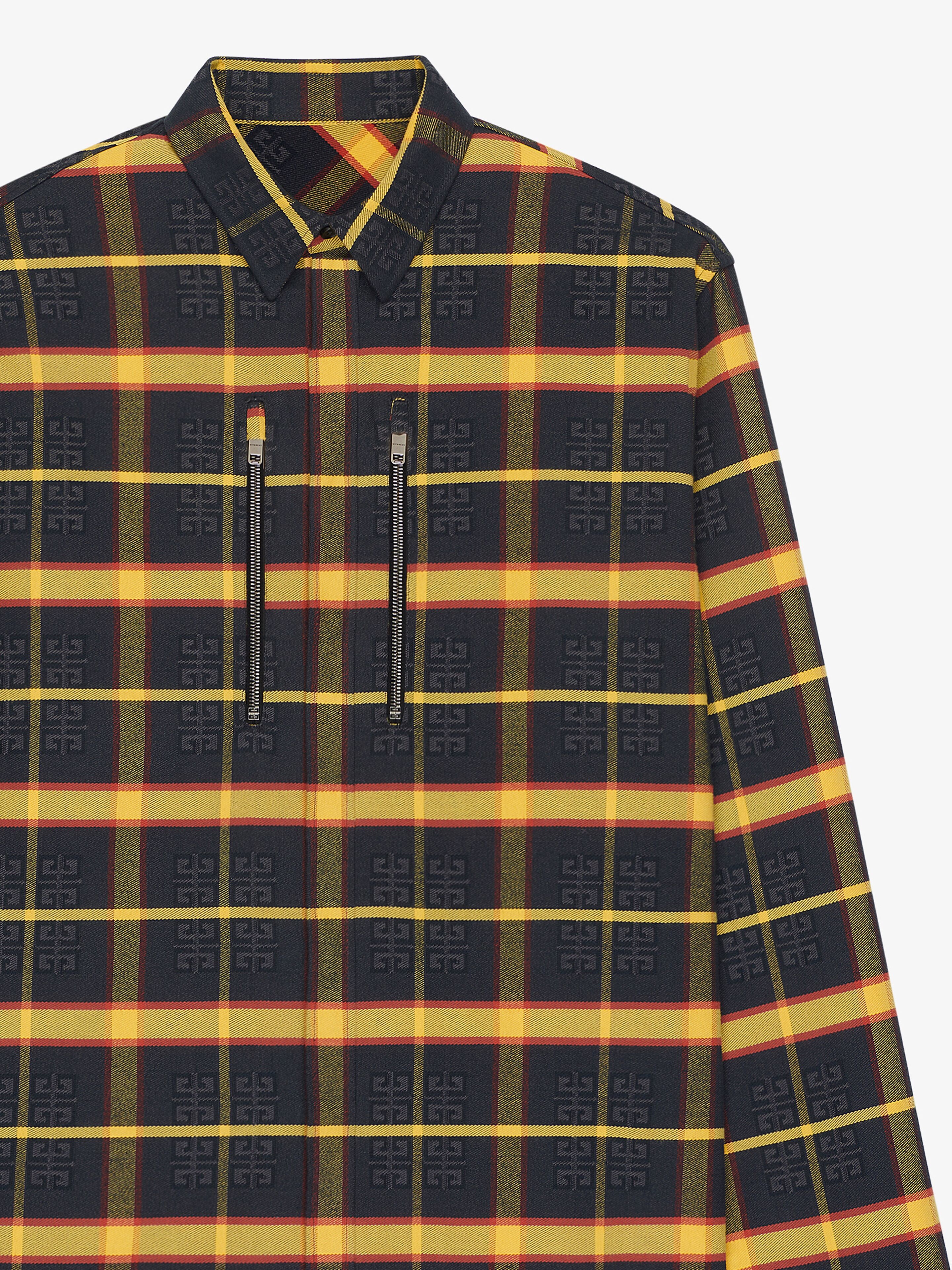 4G OVERSIZED CHECKED OVERSHIRT IN FLANNEL - 5