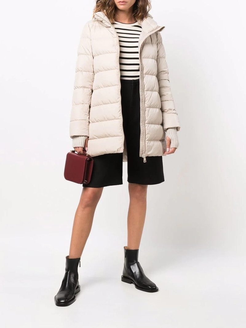 Herno padded hooded coat outlook