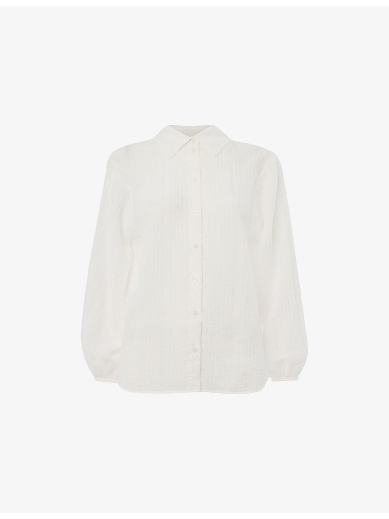 Relaxed-Fit Textured Woven Shirt 1