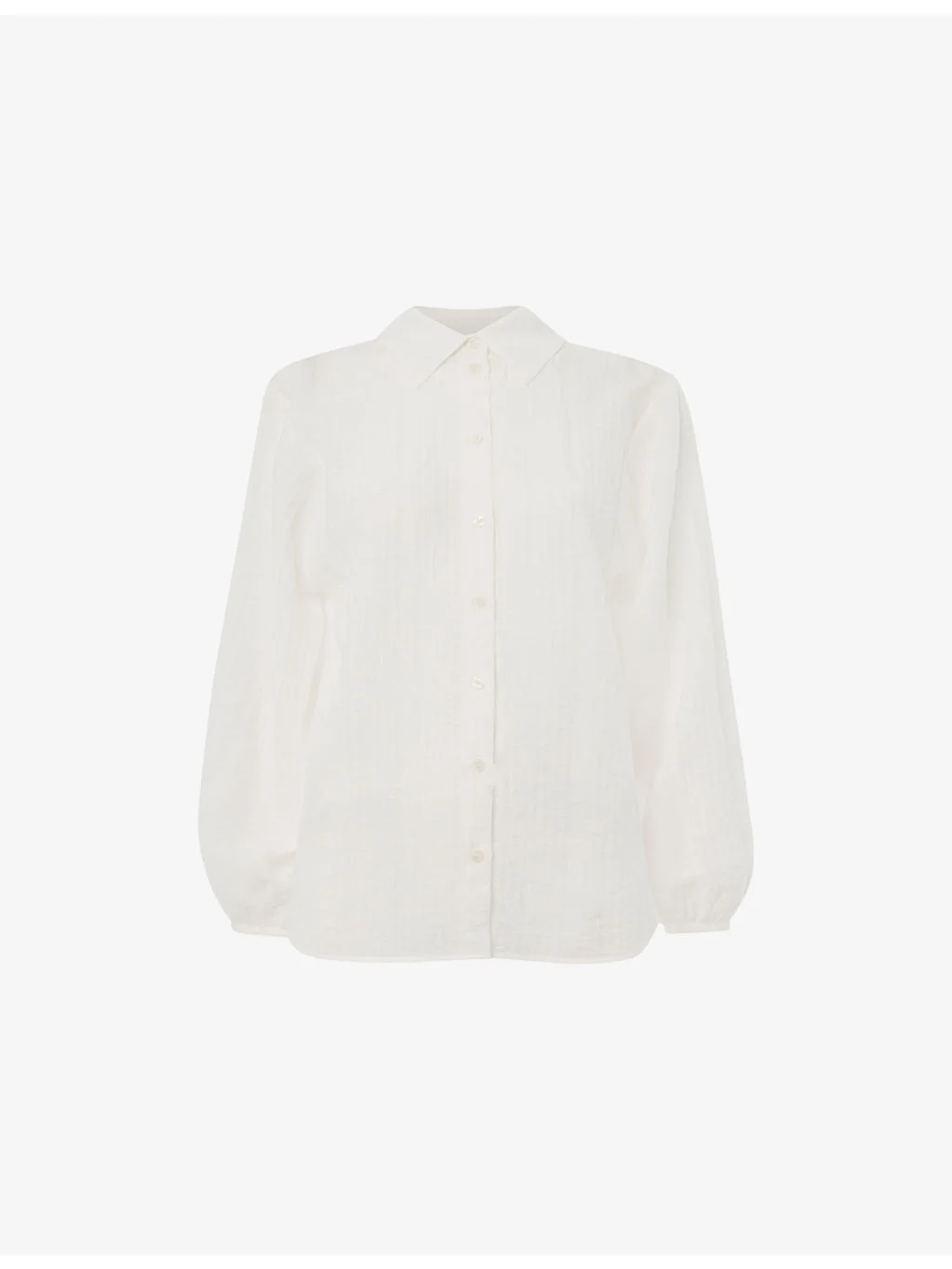 Relaxed-Fit Textured Woven Shirt - 1