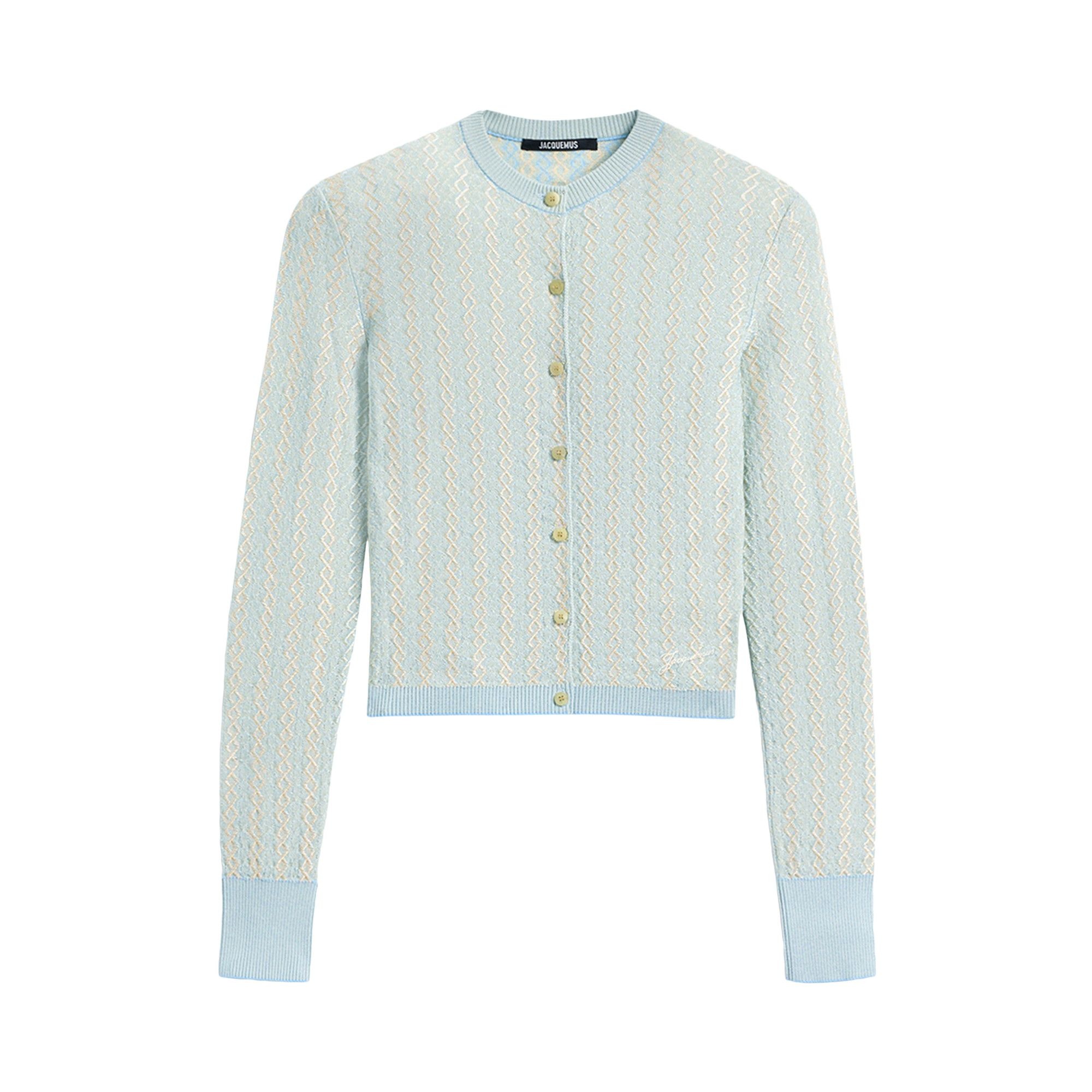 Jacquemus Le Cardigan Marino 'Multicolor/Blue' - 1