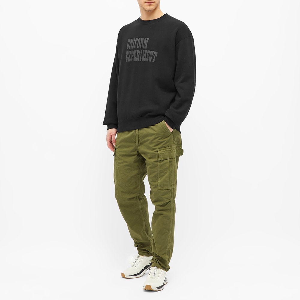 Uniform Experiment Panel Sleeve Wide Crew Sweat - 8