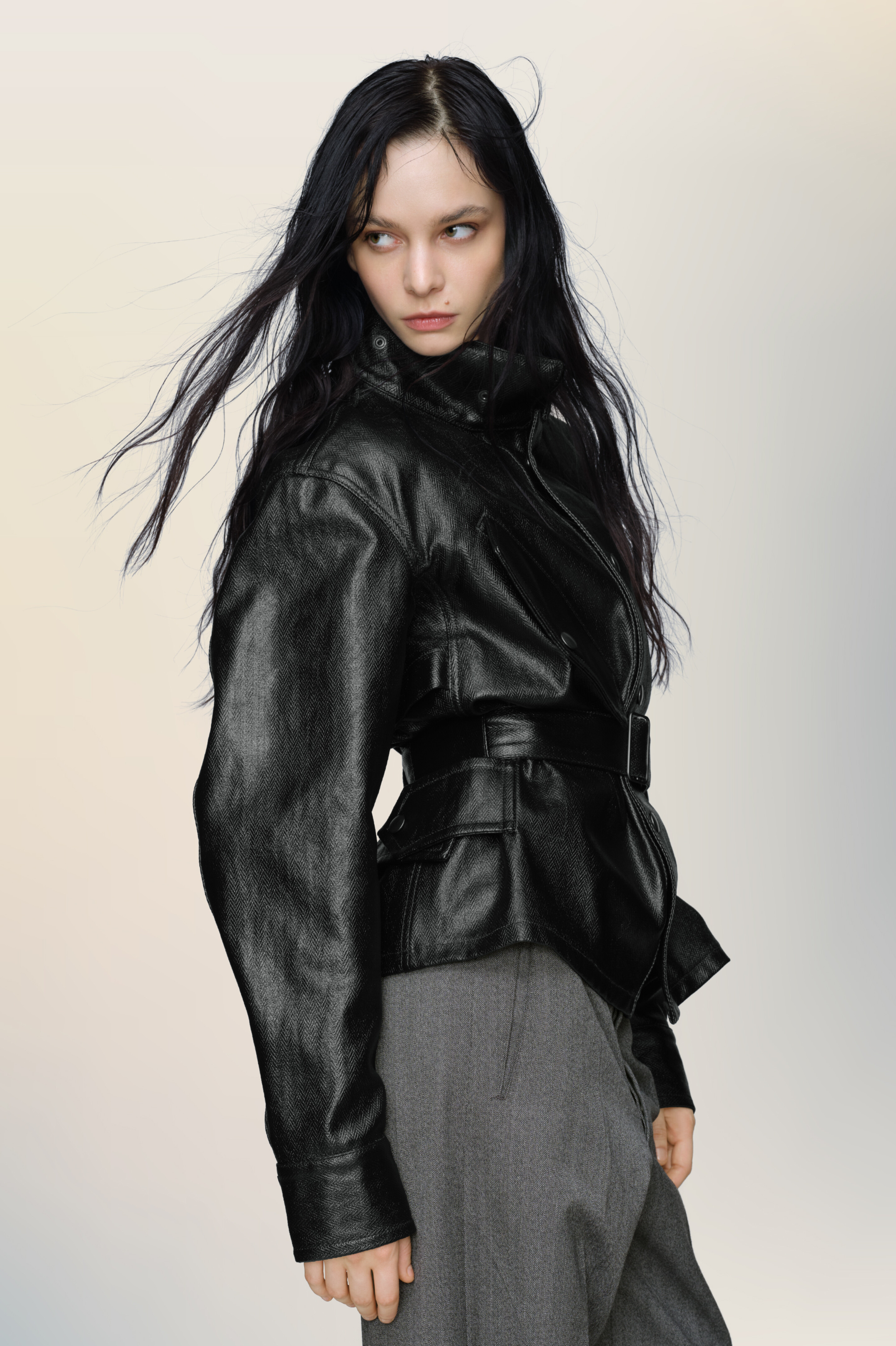 Belted jacket - 4