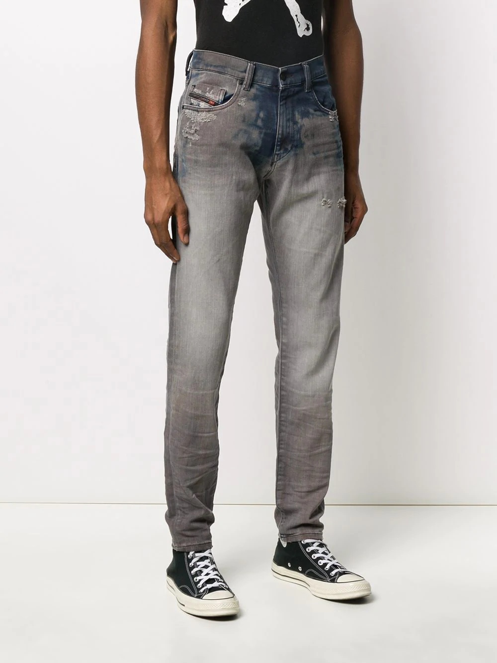 D-Strukt high-rise slim-fit jeans - 3