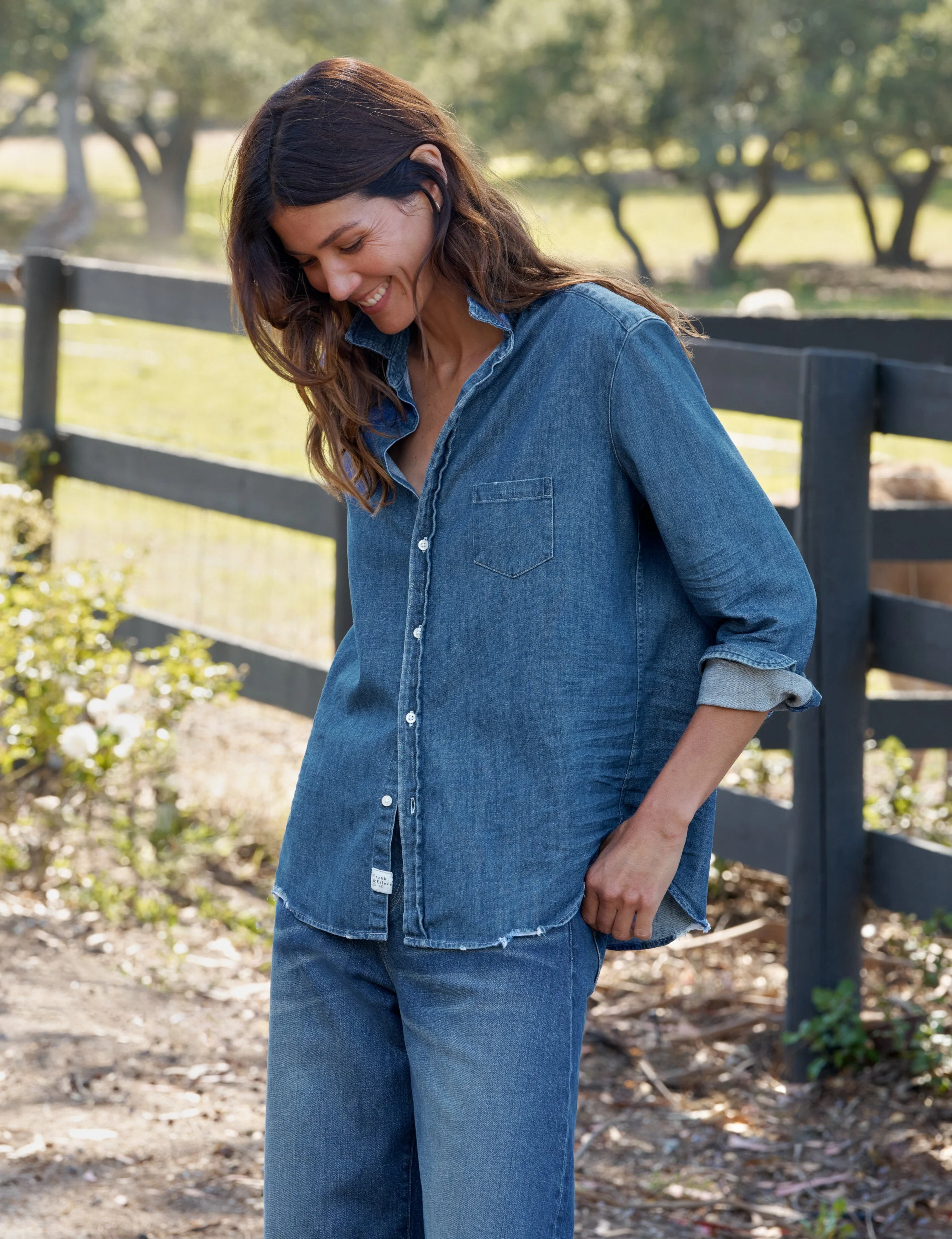 Relaxed Button-Up Shirt - 1