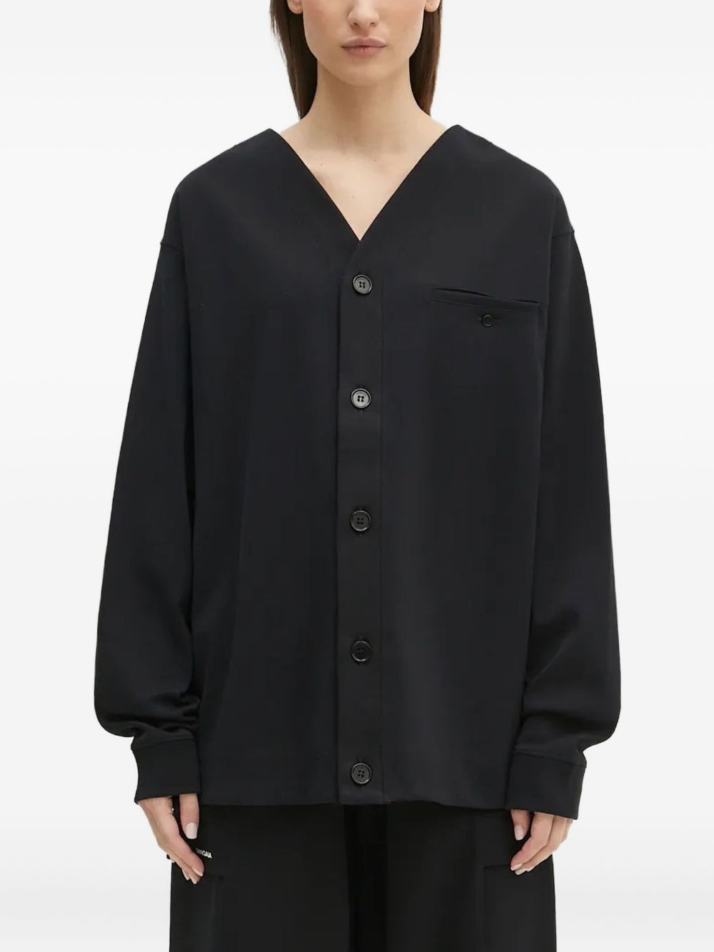 DNA V-neck shirt jacket - 1
