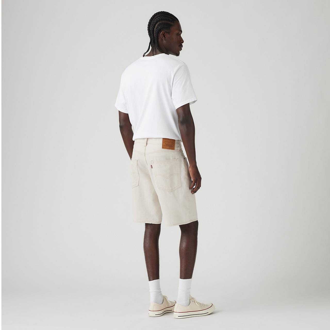 468 STAY LOOSE 9" LINEN+ DENIM MEN'S SHORTS - 5