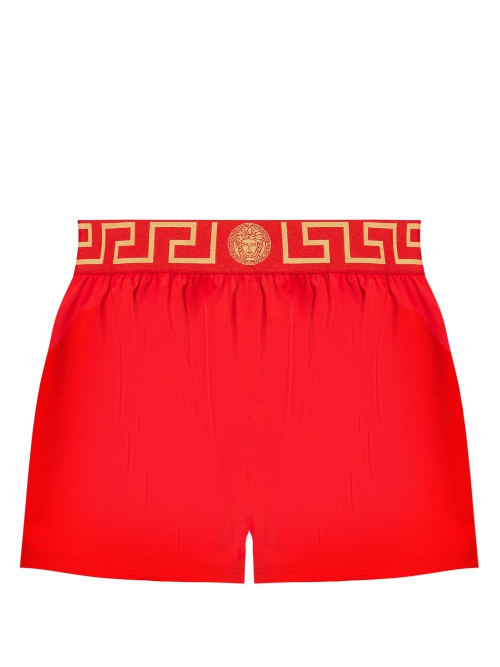 Medusa-waistband swim shorts - 1