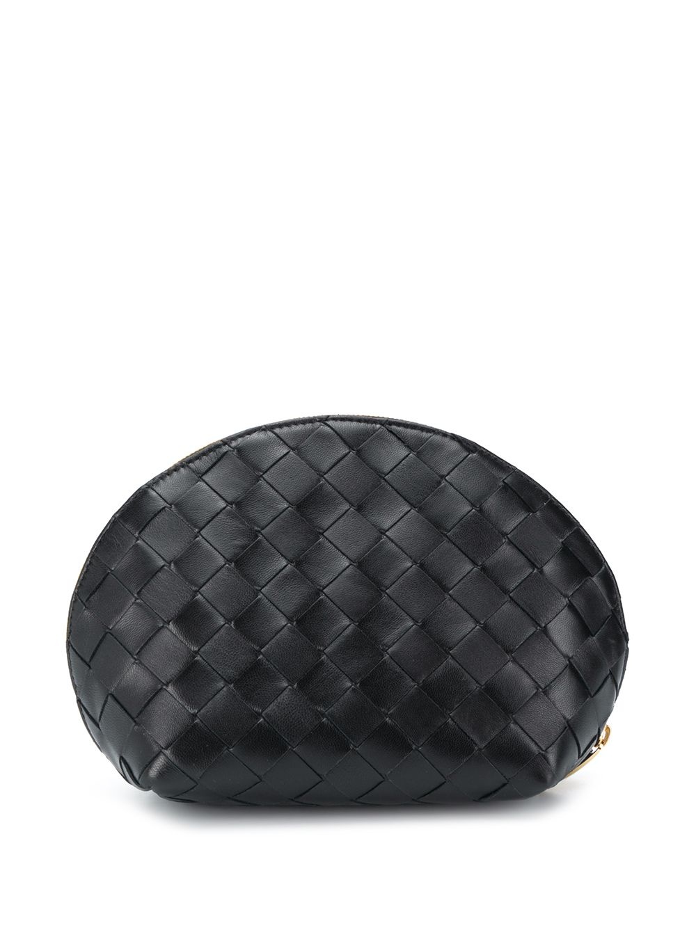 Intrecciato weave make-up bag - 2