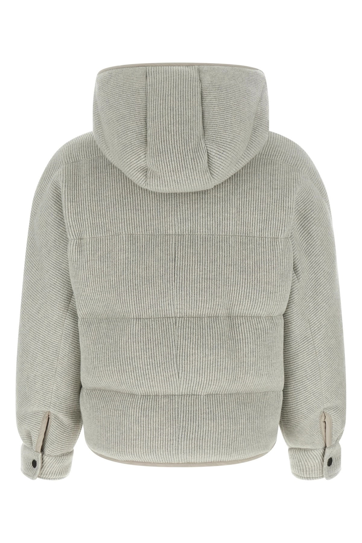 Lame wool down jacket - 3
