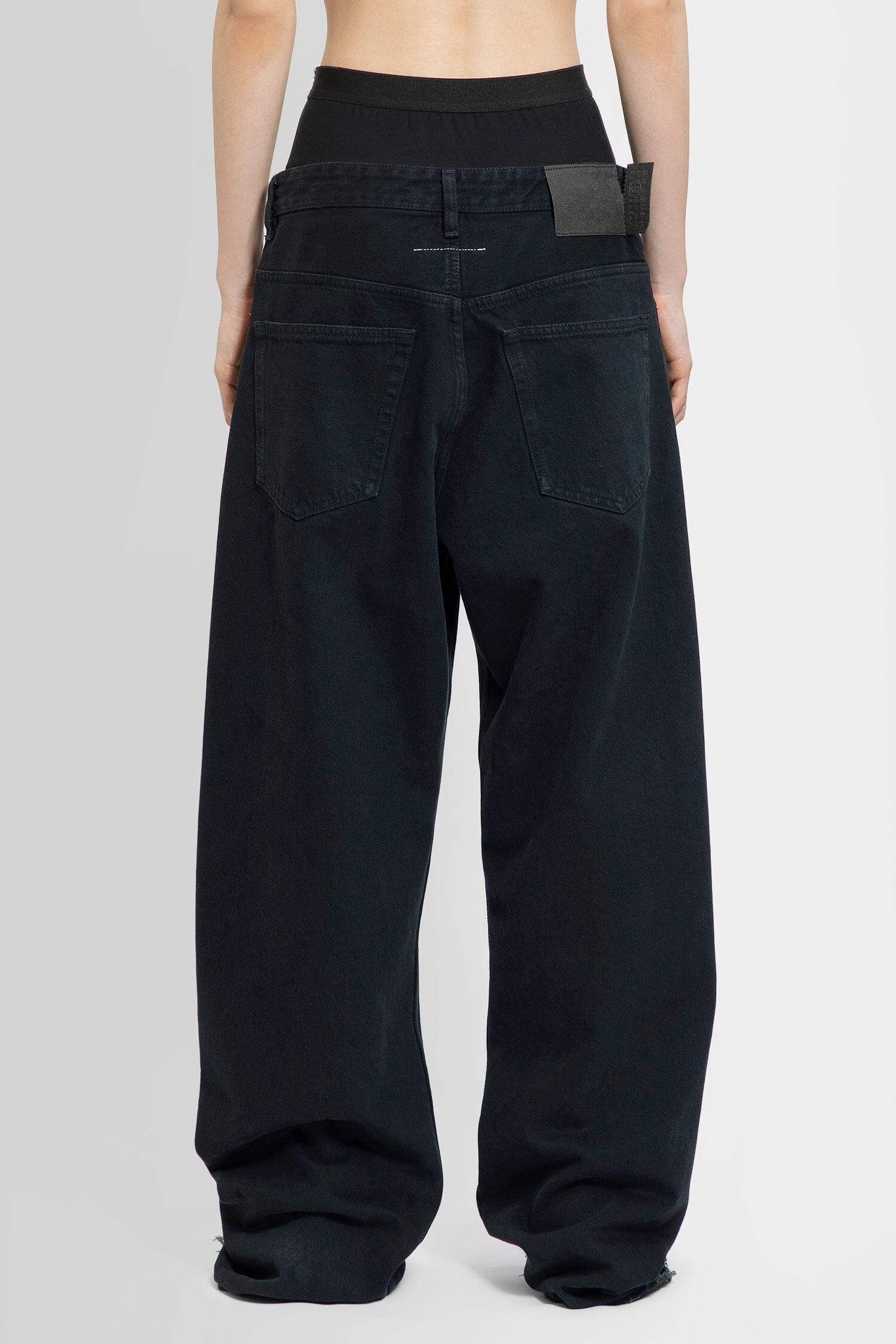 MM6 MAISON MARGIELA WOMAN BLACK JEANS - 4